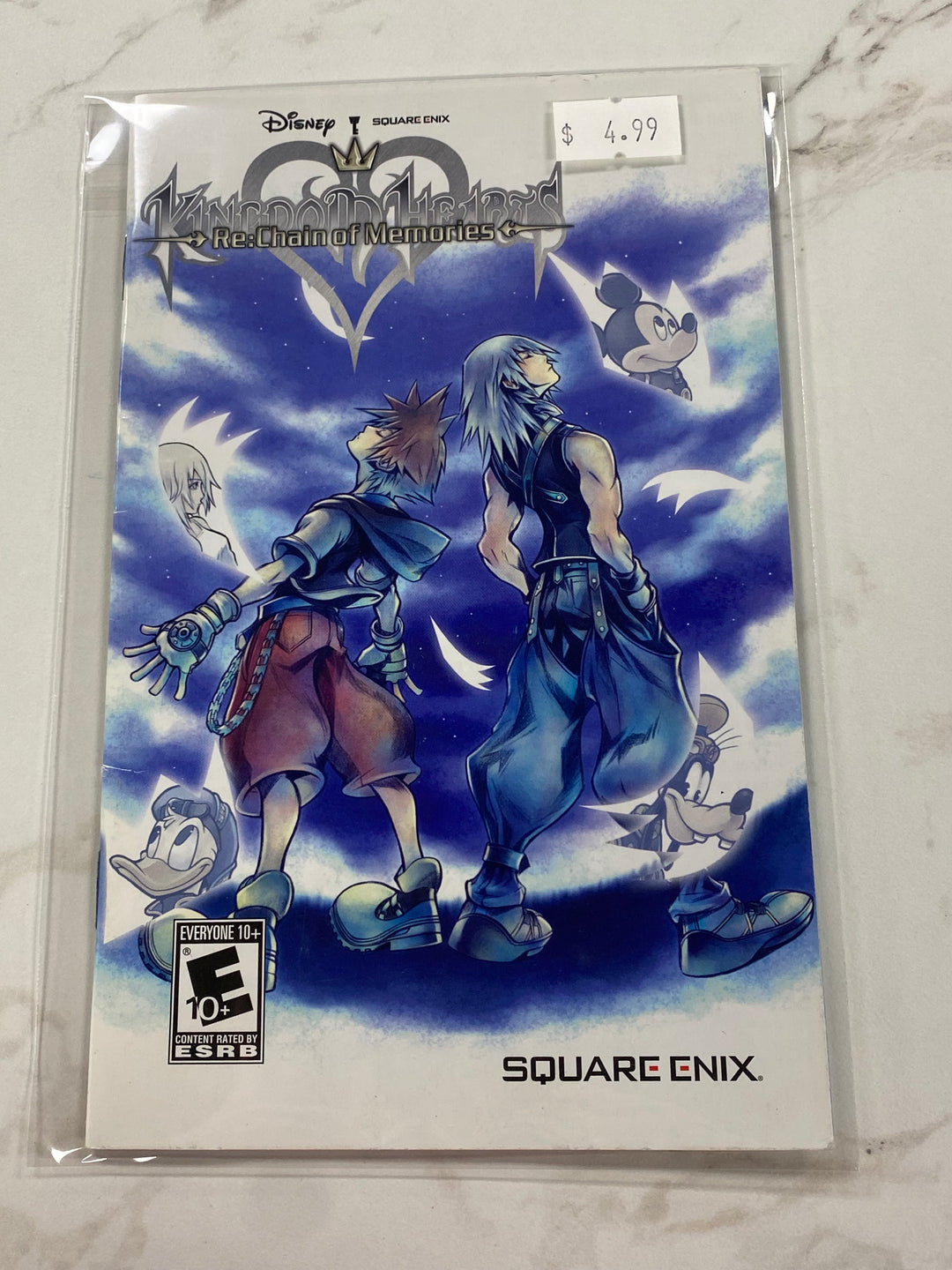 Kingdom Hearts RE Chain of Memories - PS2 Manual ONLY MO61726