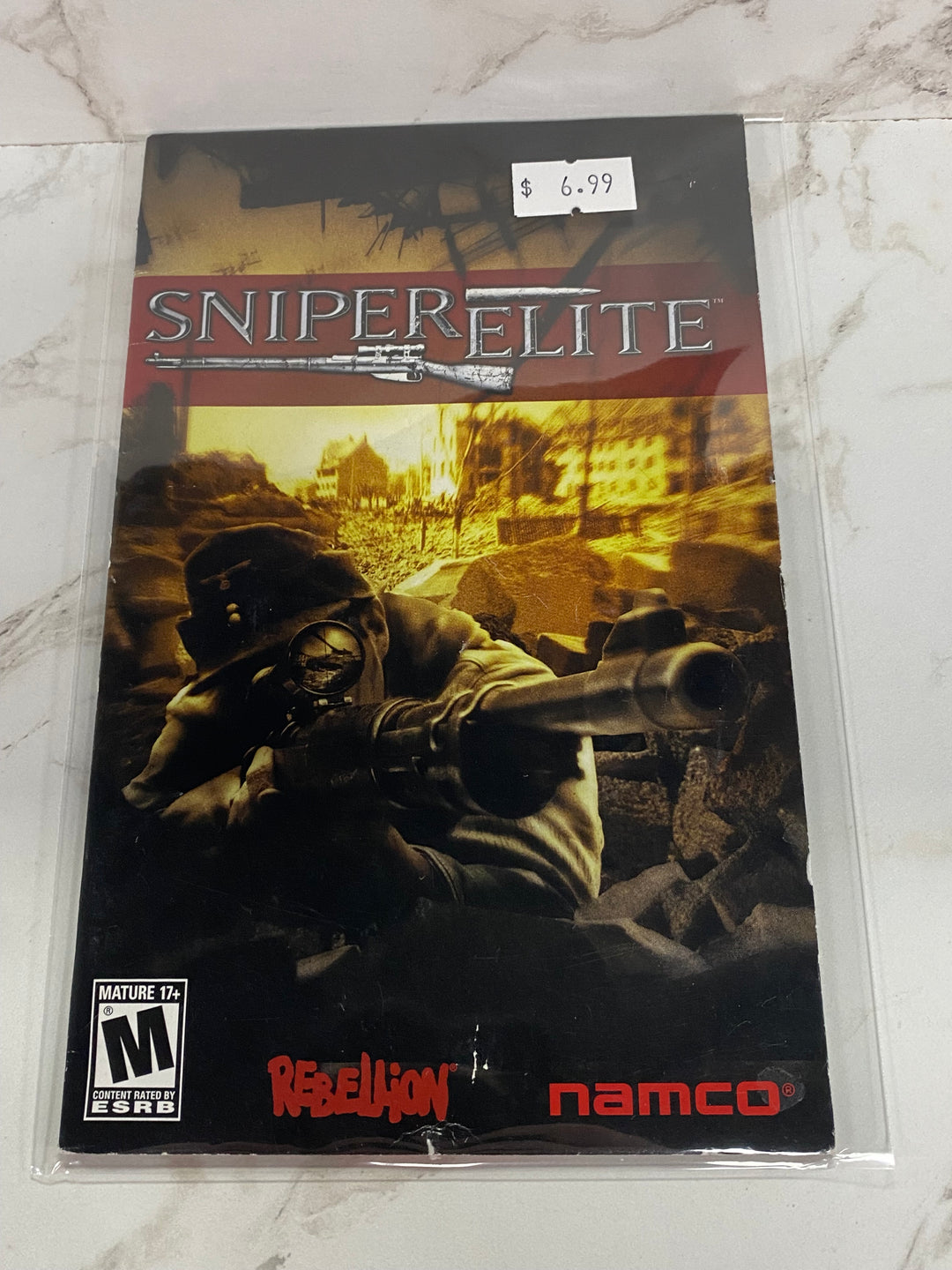 Sniper Elite - PS2 Manual ONLY MO61826
