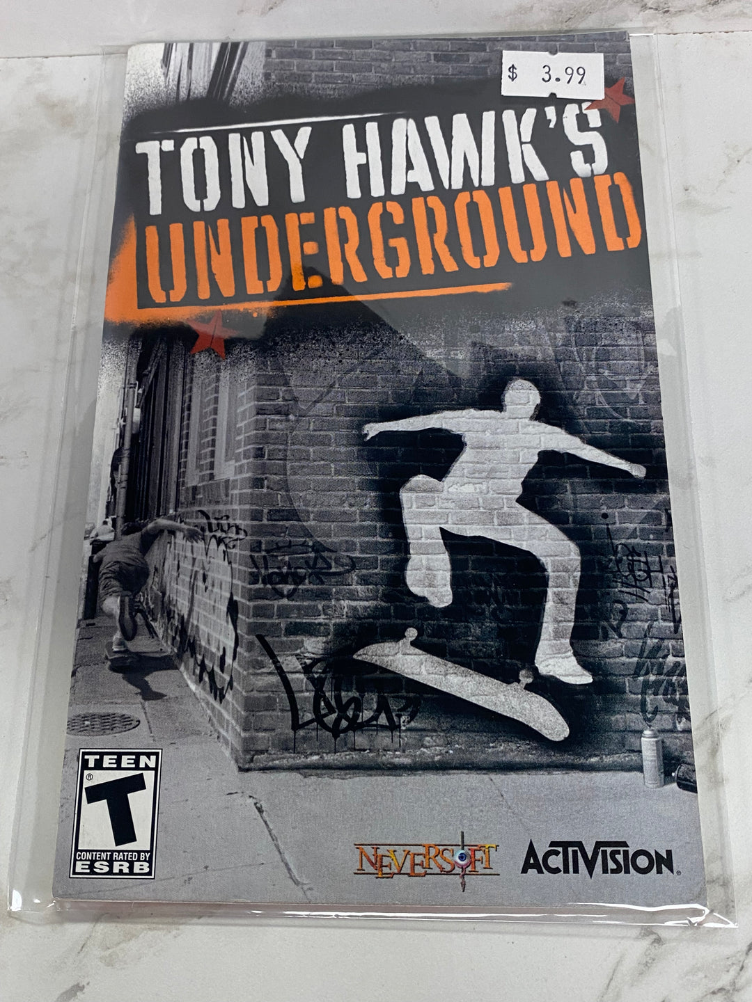 Tony Hawk's Underground - PS2 Manual ONLY MO61826