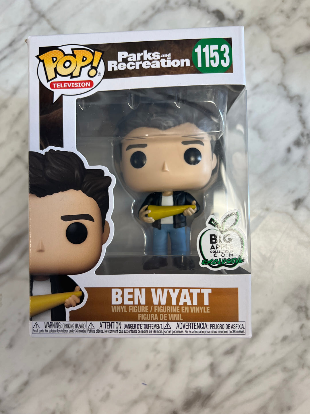 Funko Pop! Ben Wyatt #1153 Parks and Recreation Big Apple  FP122224