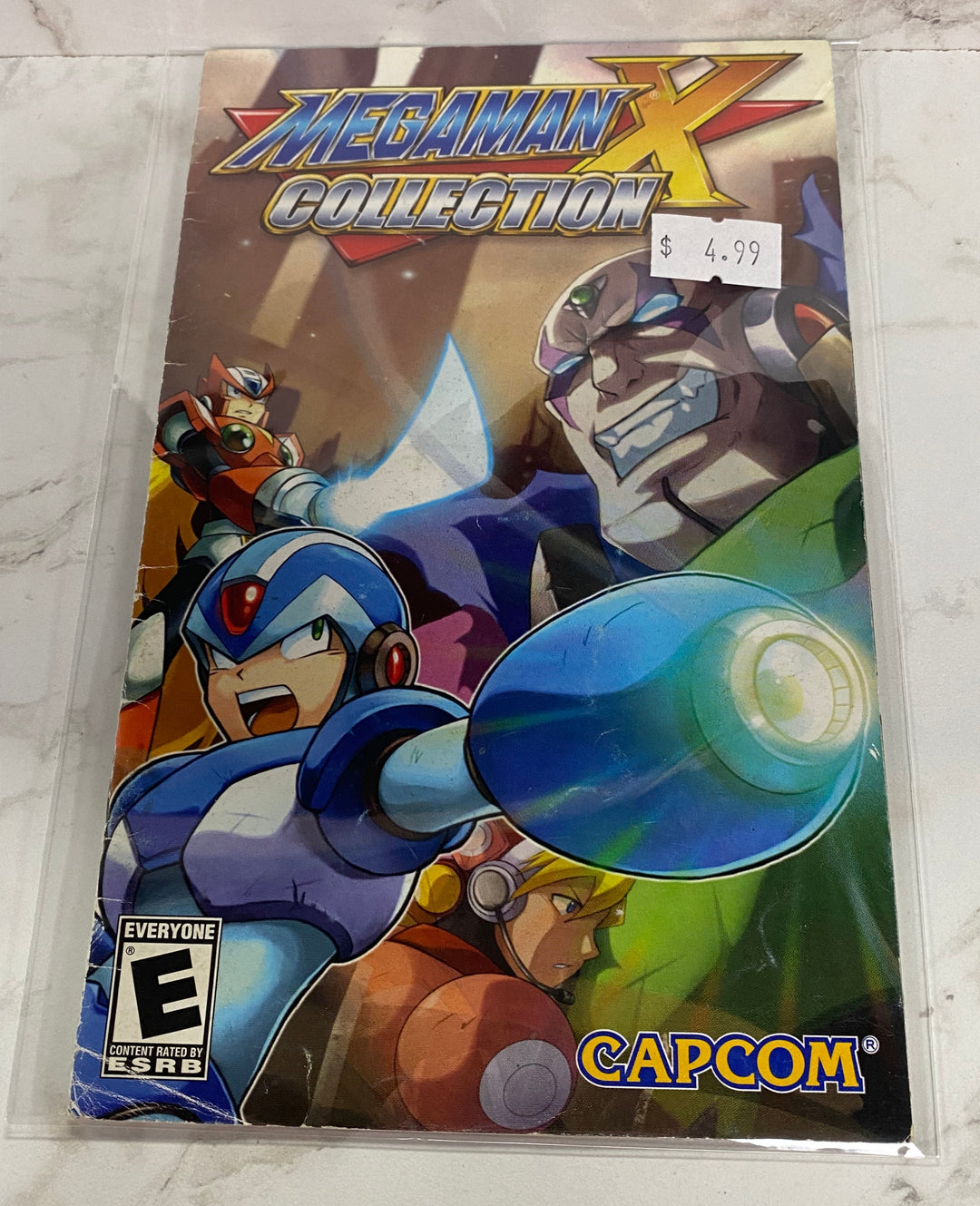 Mega Man X Collection - PS2 Manual ONLY MO61826