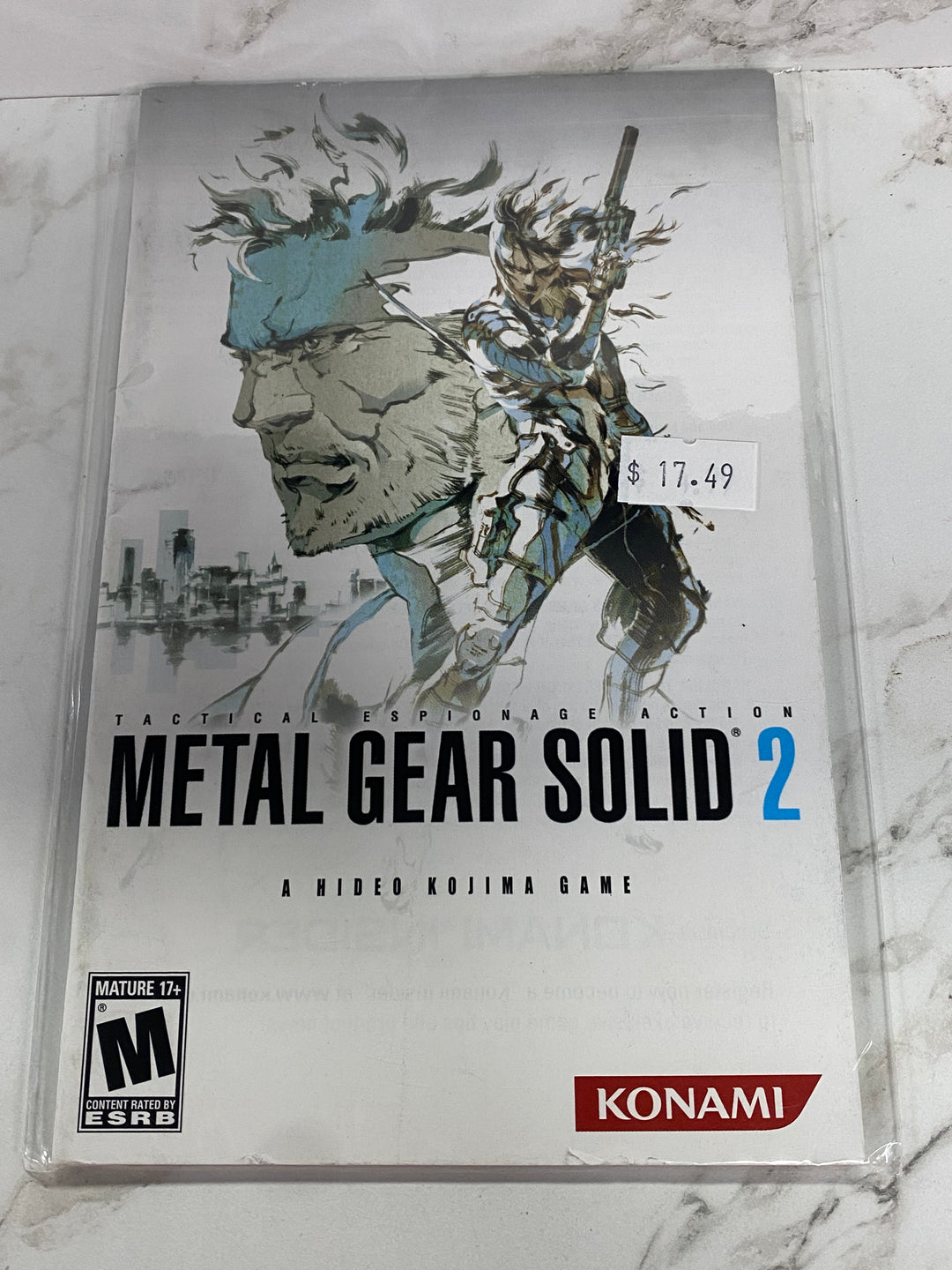 Metal Gear Solid 2 Substance - PS2 Manual ONLY MO61826