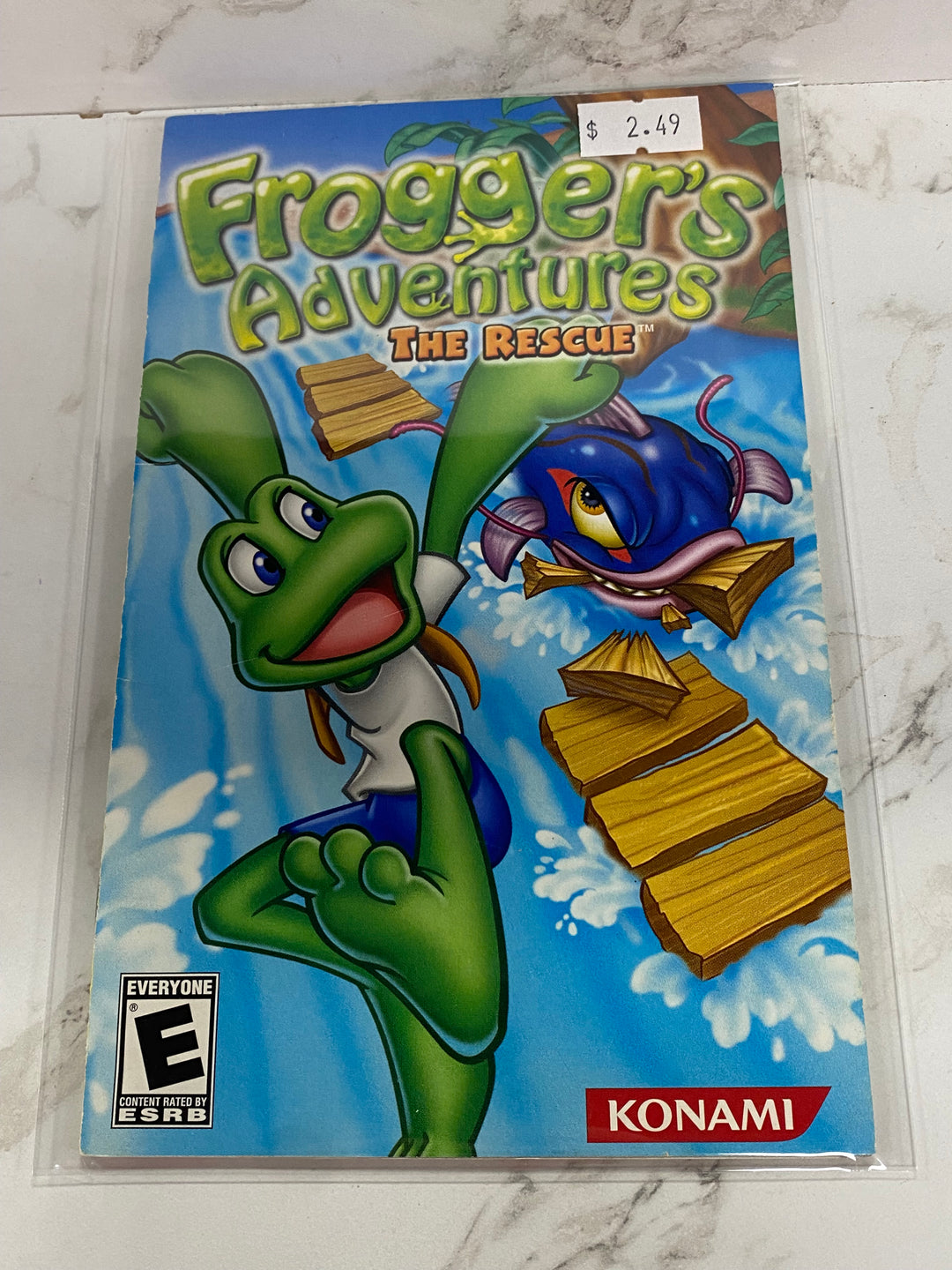 Frogger's Adventures The Rescue  - PS2 Manual ONLY MO61826