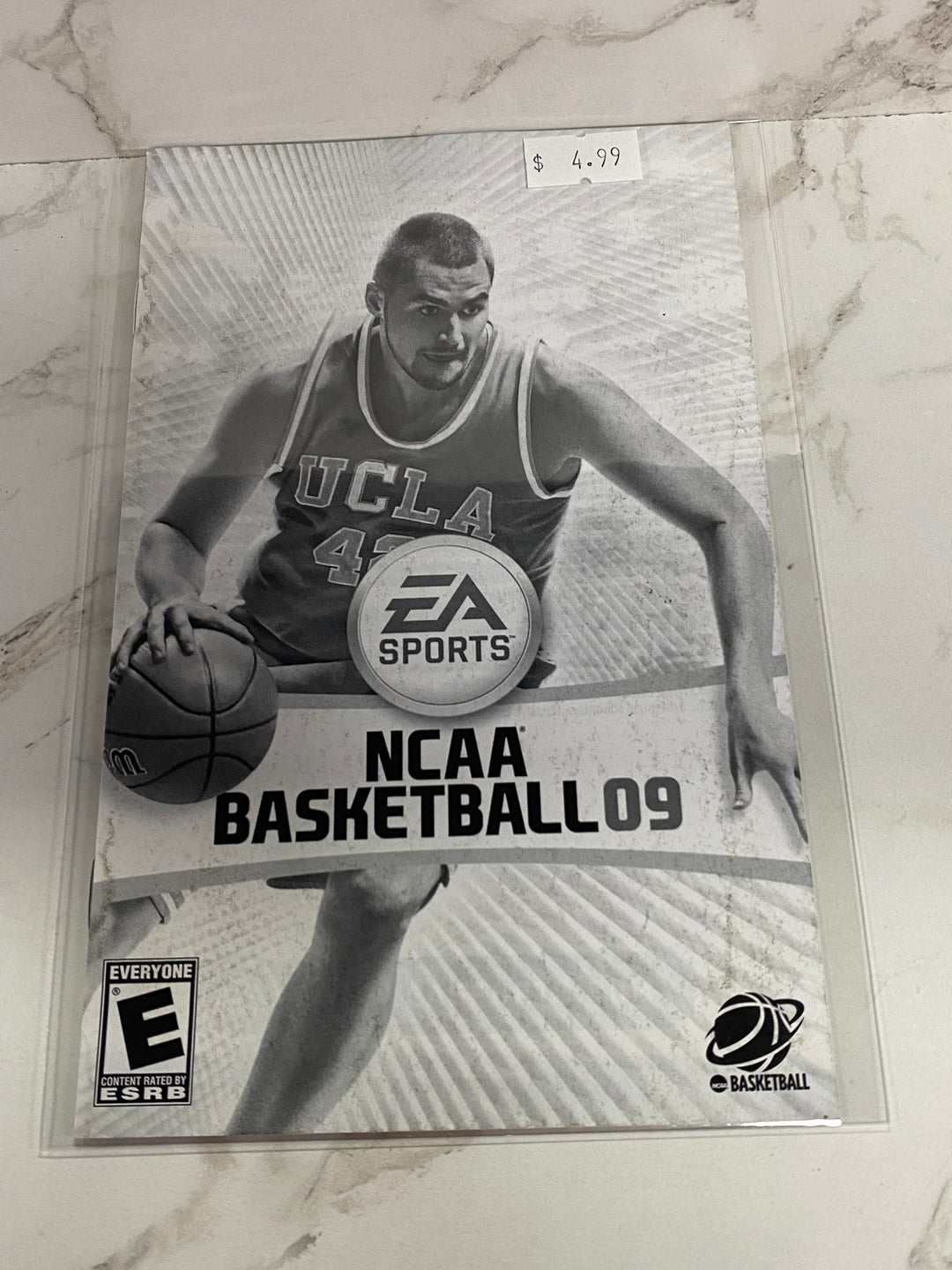 NCAA Basketball 09  - PS2 Manual ONLY MO61826