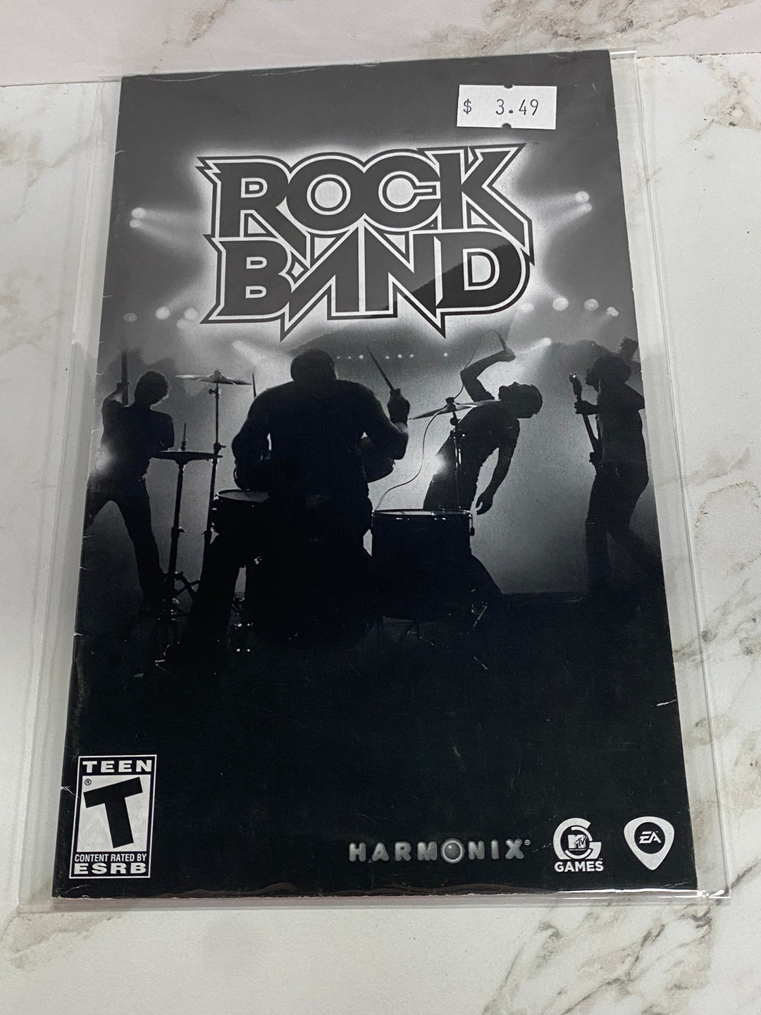 Rock Band  - PS2 Manual ONLY MO61826