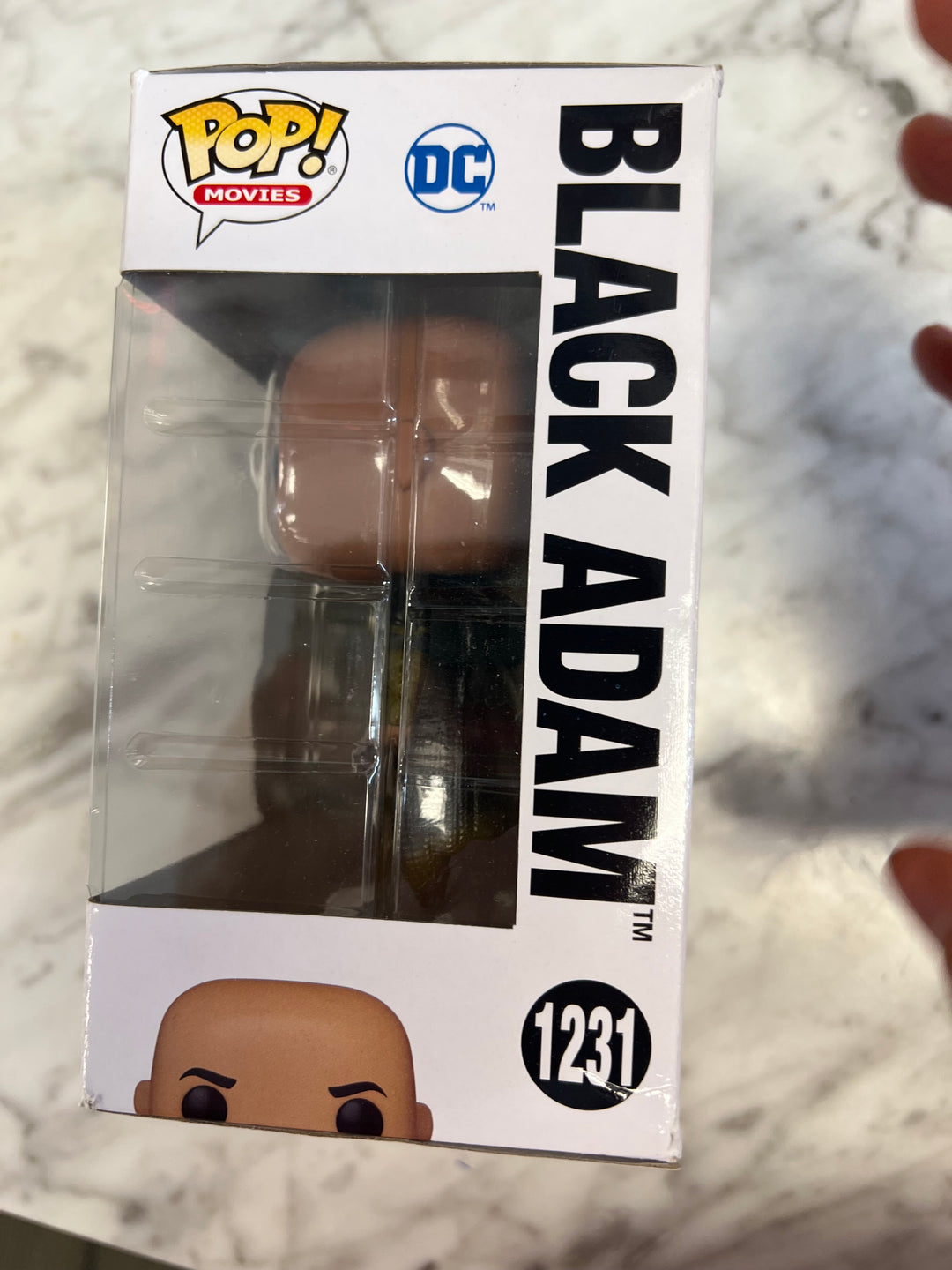 Funko Pop! Black Adam #1231 Black Eyes DC Movies Damaged box corners FP122224