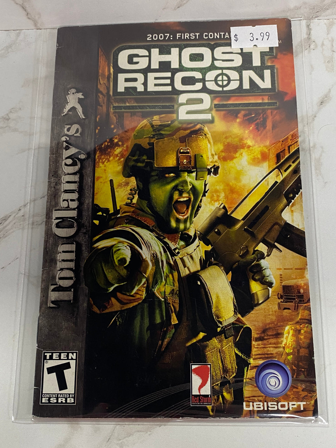 Tom Clancy's Ghost Recon 2  - PS2 Manual ONLY MO61826
