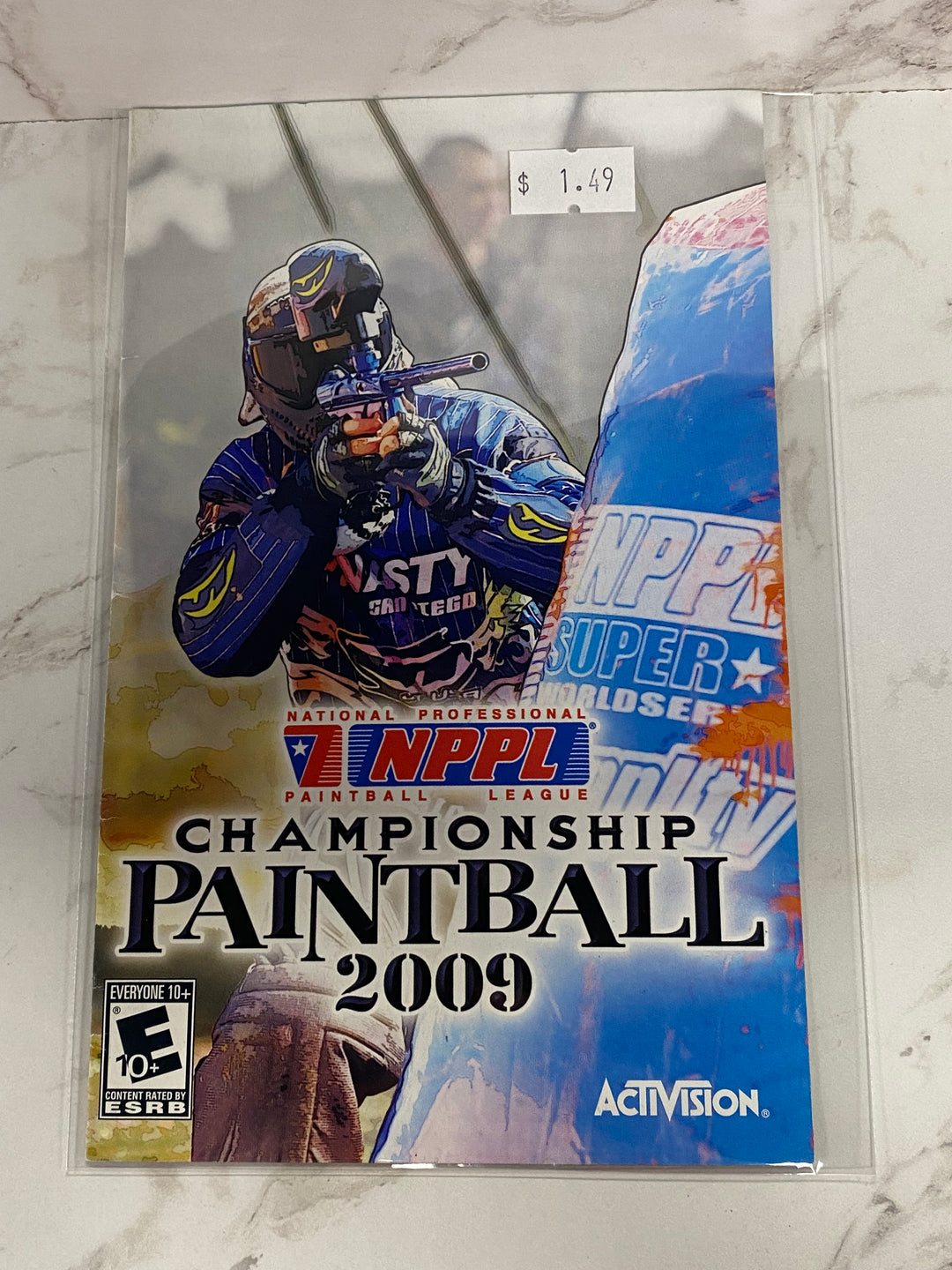 NPPL Championship Paintball 2009  - PS2 Manual ONLY MO61826