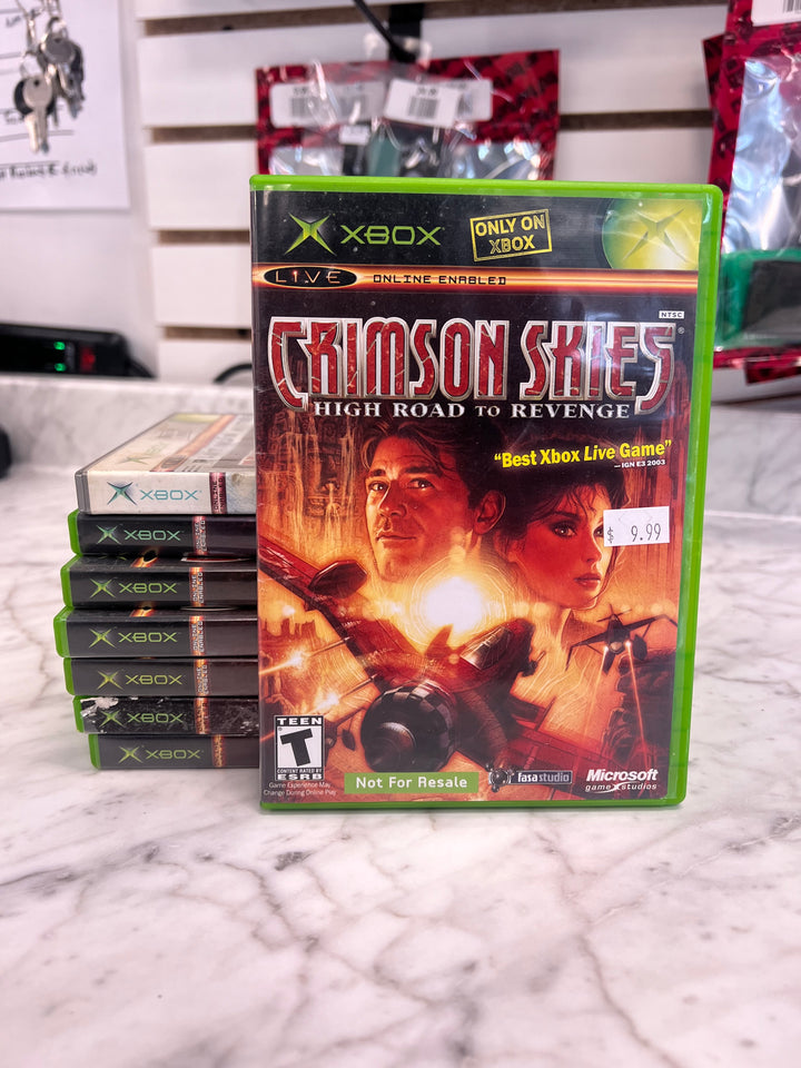 Crimson Skies for Original Microsoft Xbox in case. Tested and Working.     UD93024