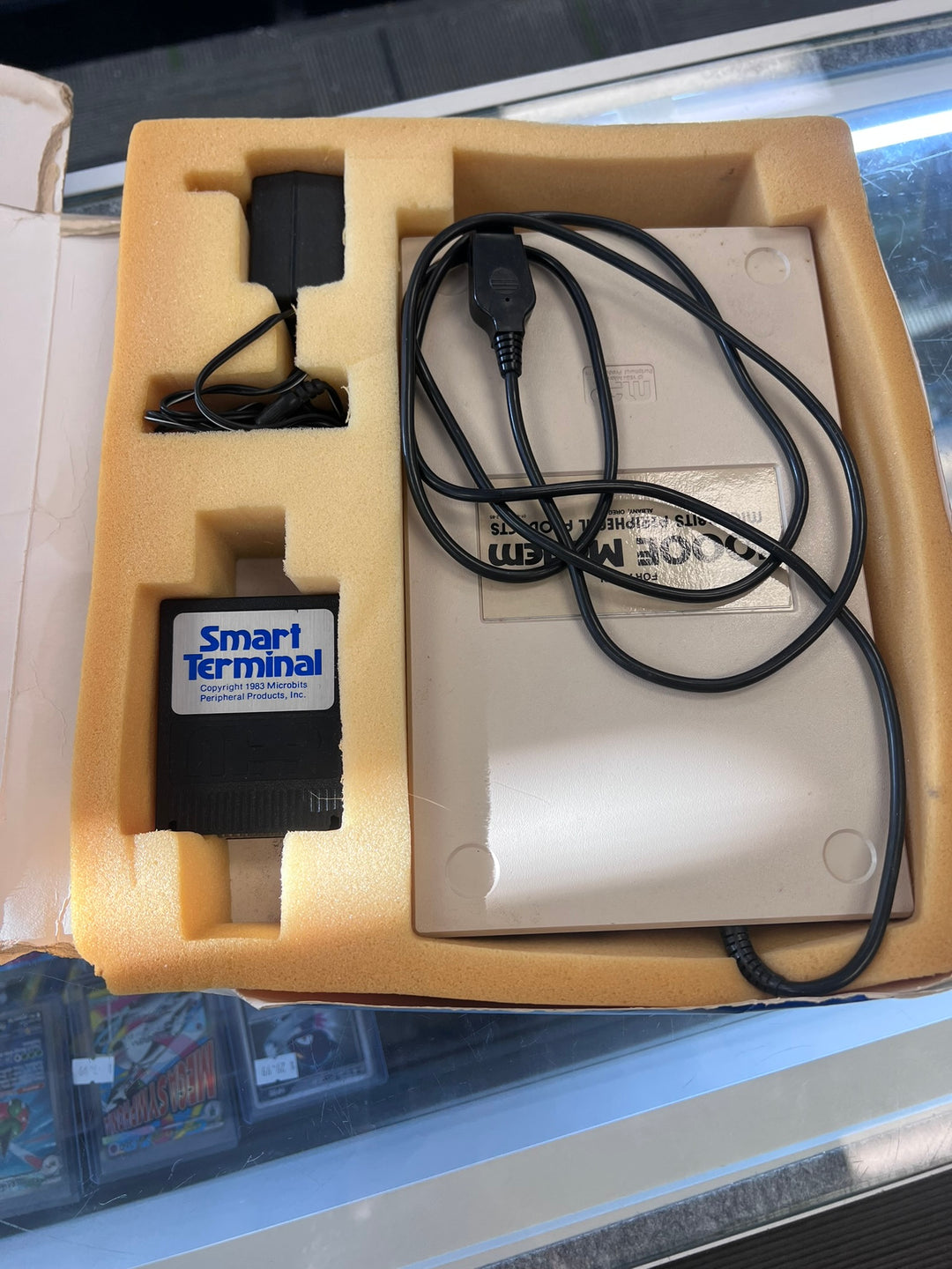 Atari Supra Modem package w/ MPP Smart Terminal Cartridge, Manual & Power Supply   NA21226