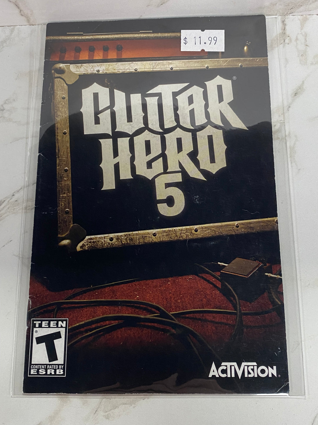 Guitar Hero 5  - PS2 Manual ONLY MO61826
