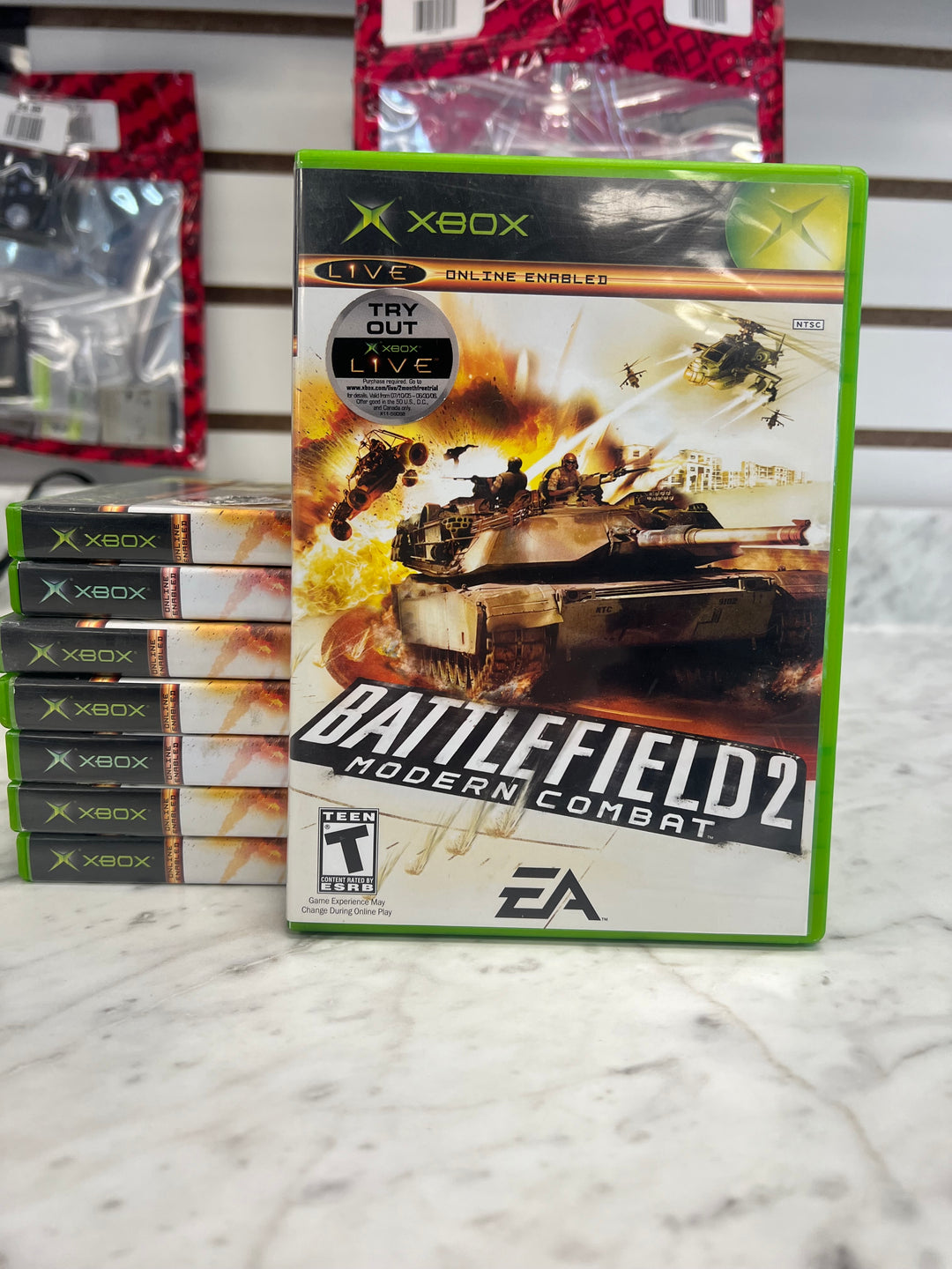 Battlefield 2 for Original Microsoft Xbox in case. Tested and Working.     UD91624