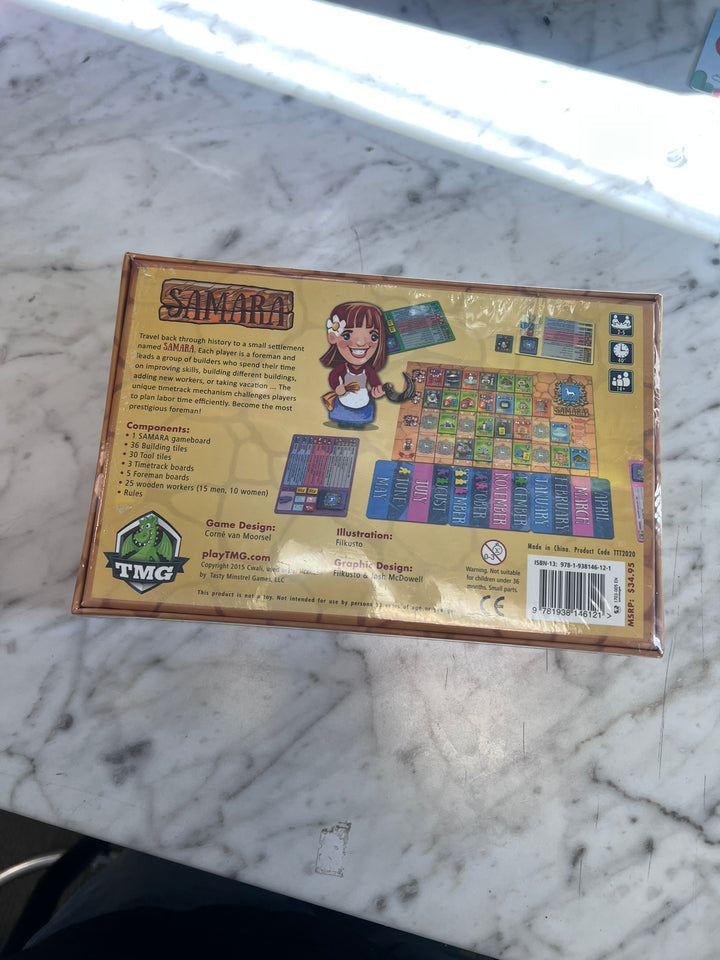 Samara TMG Cwali Settlement Building Game NEW 2-5 Players Age 14+   NA21226