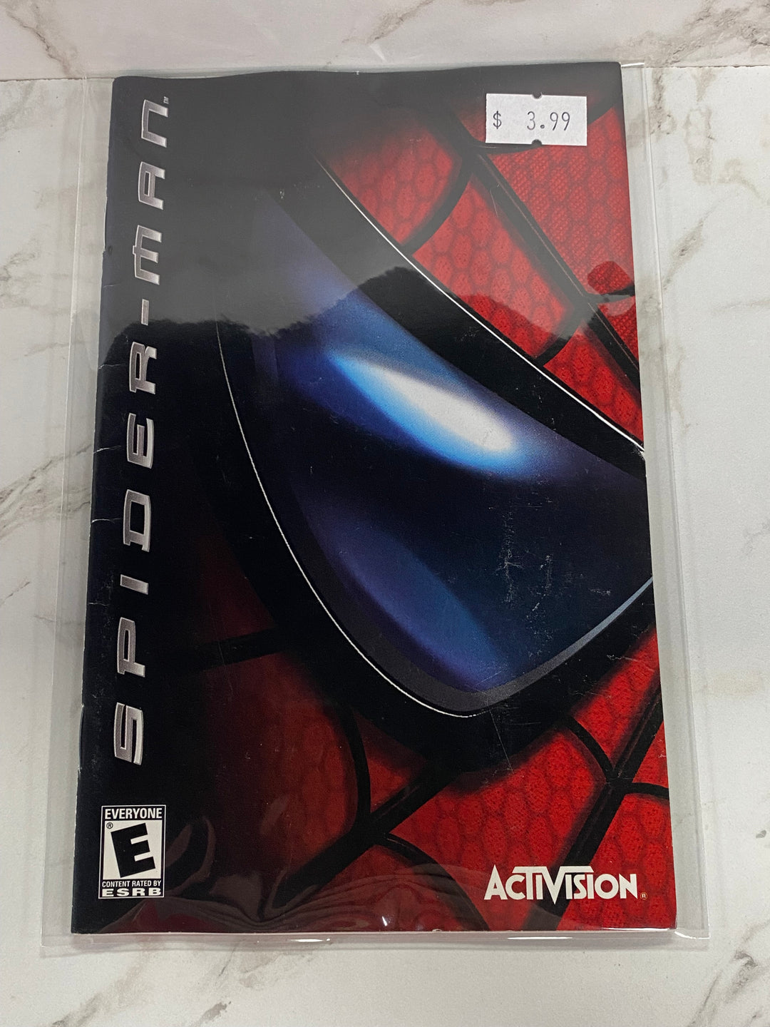 Spiderman  - PS2 Manual ONLY MO61826