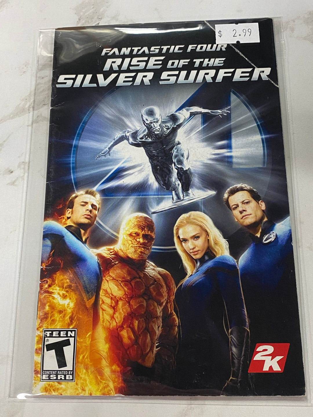 Fantastic Four: Rise of the Silver Surfer  - PS2 Manual ONLY MO61826