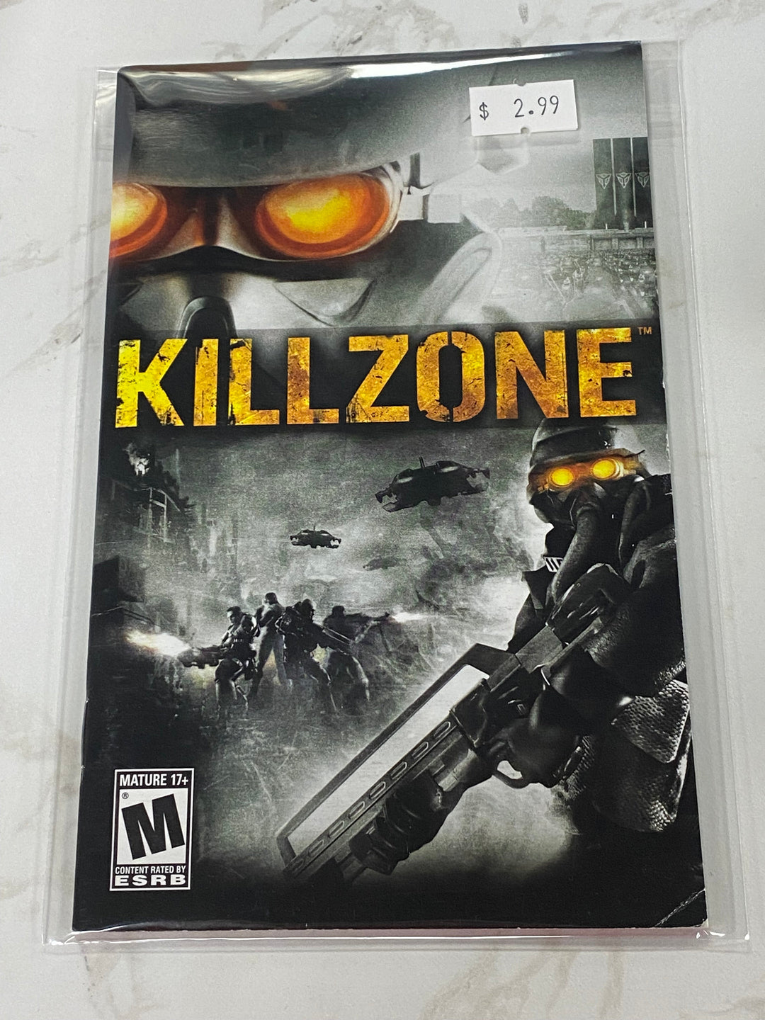 Killzone  - PS2 Manual ONLY MO61826
