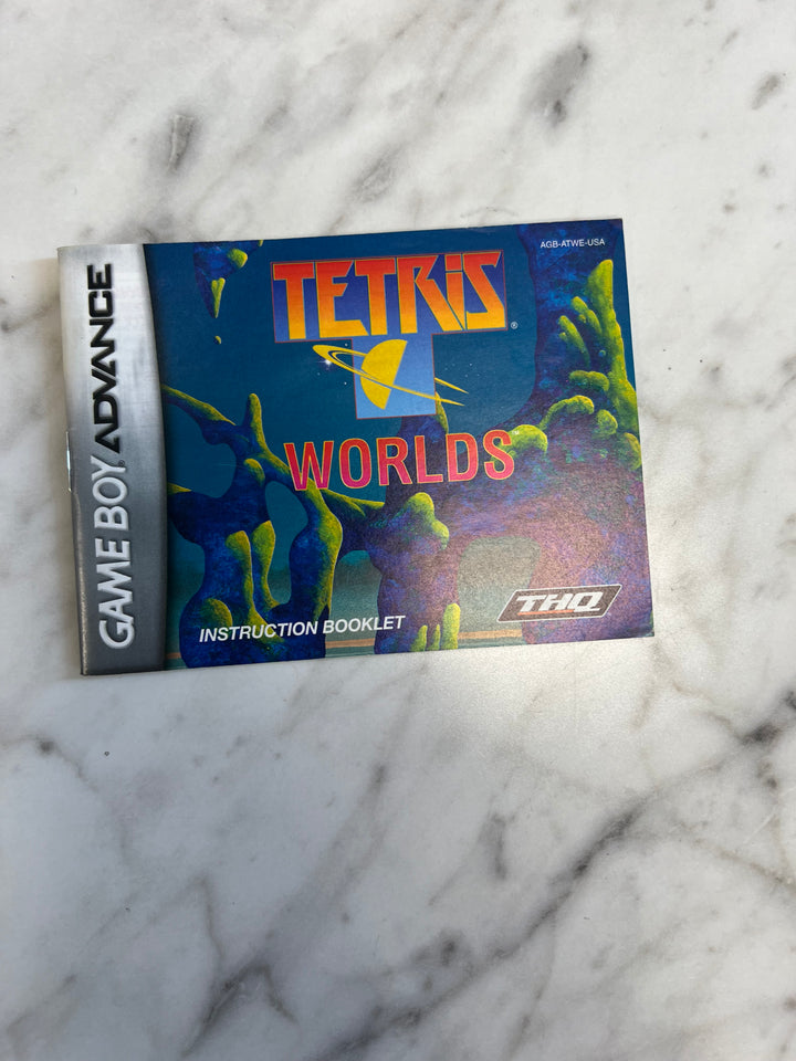 Tetris Worlds Gameboy Advance GBA MANUAL ONLY MO92424