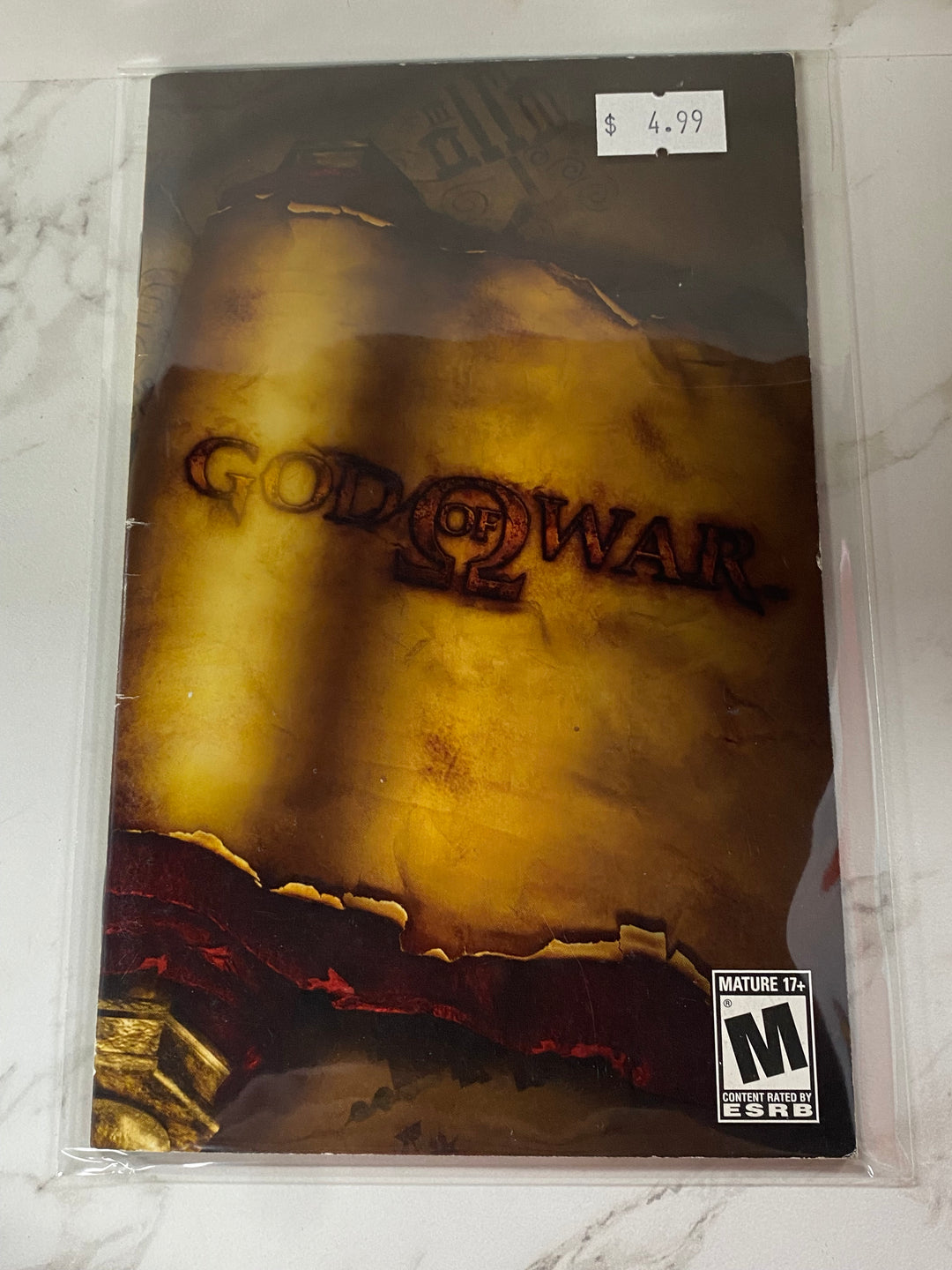 God of War - PS2 Manual ONLY MO61826