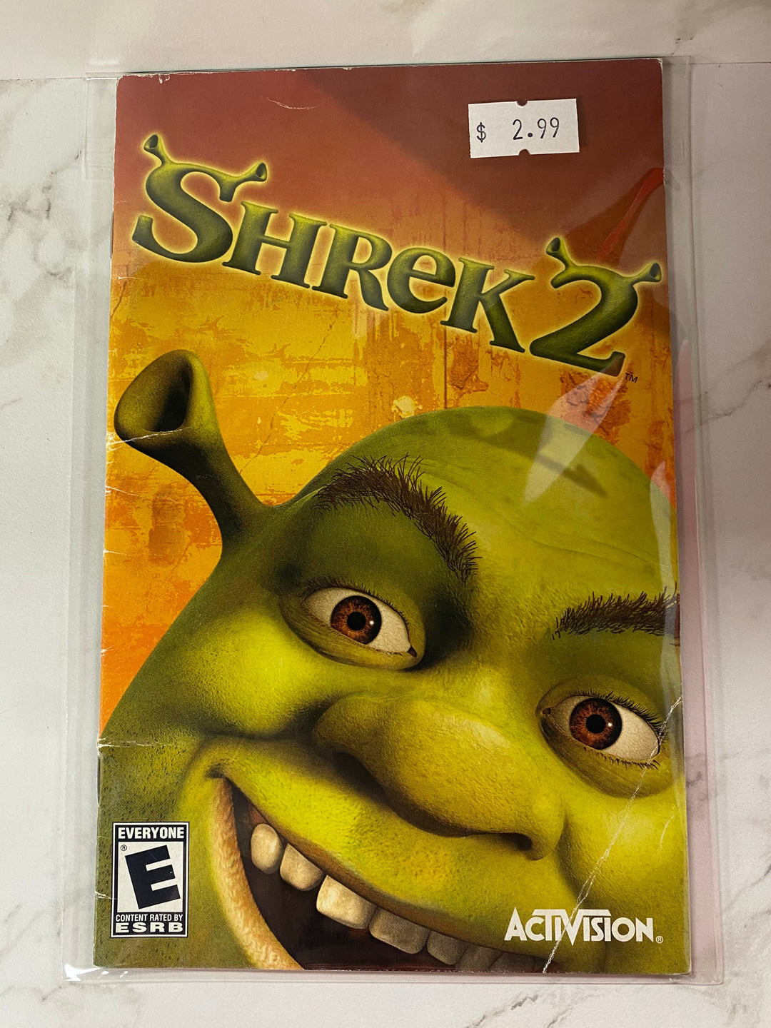 Shrek 2 - PS2 Manual ONLY MO61826