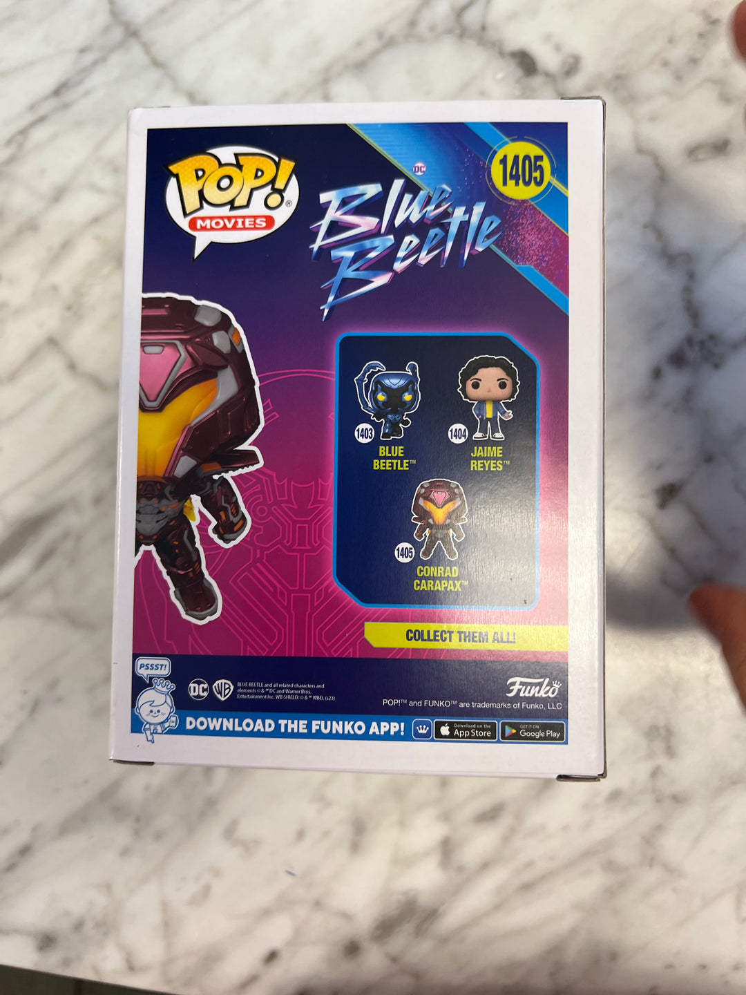 Funko Pop! Conrad Carapax #1405 DC Blue Beetle FP122224