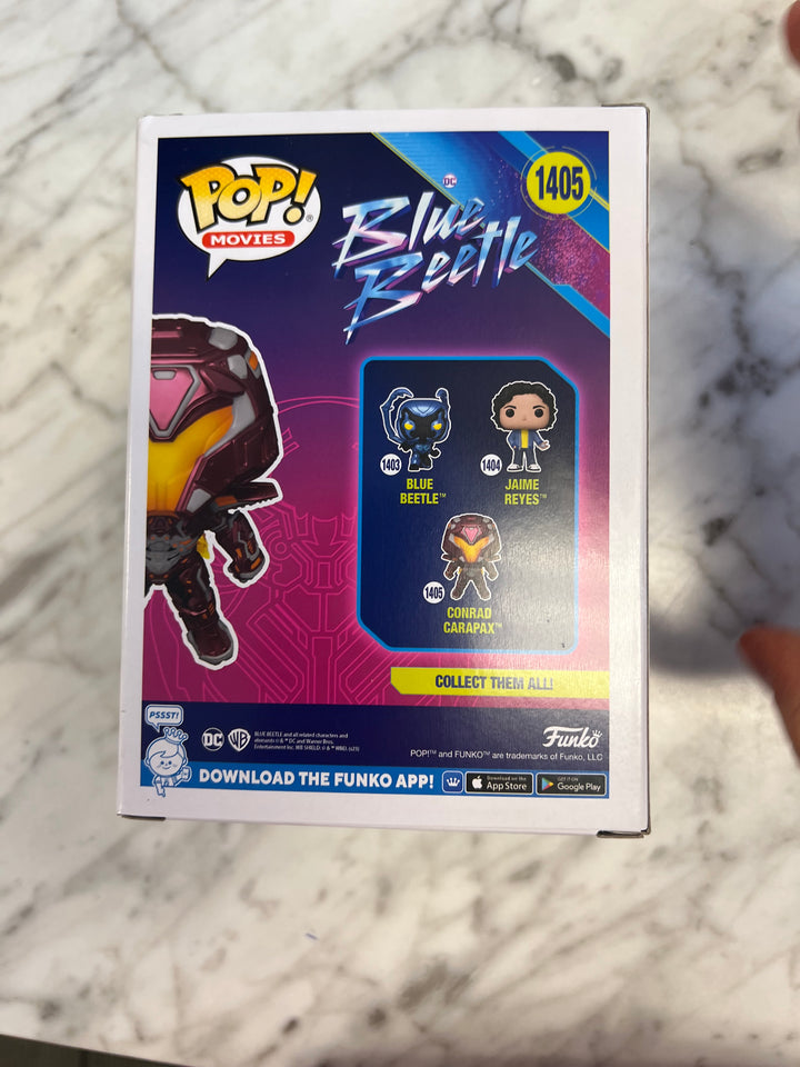 Funko Pop! Conrad Carapax #1405 DC Blue Beetle FP122224