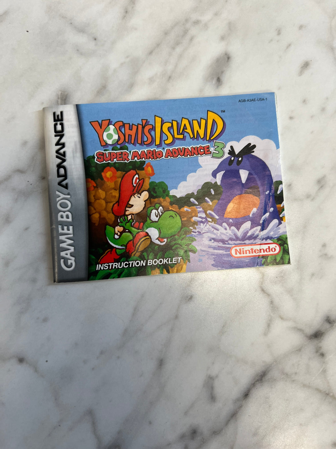 Yoshi's Island Super Mario Advance 3 Gameboy Advance GBA MANUAL ONLY MO92424