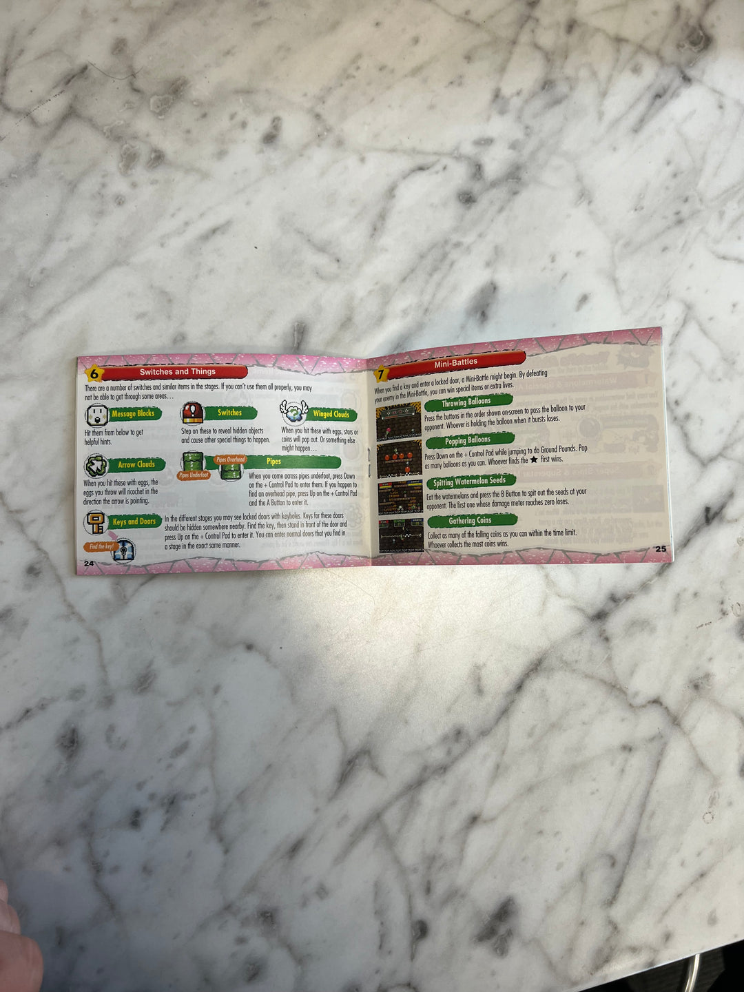 Yoshi's Island Super Mario Advance 3 Gameboy Advance GBA MANUAL ONLY MO92424