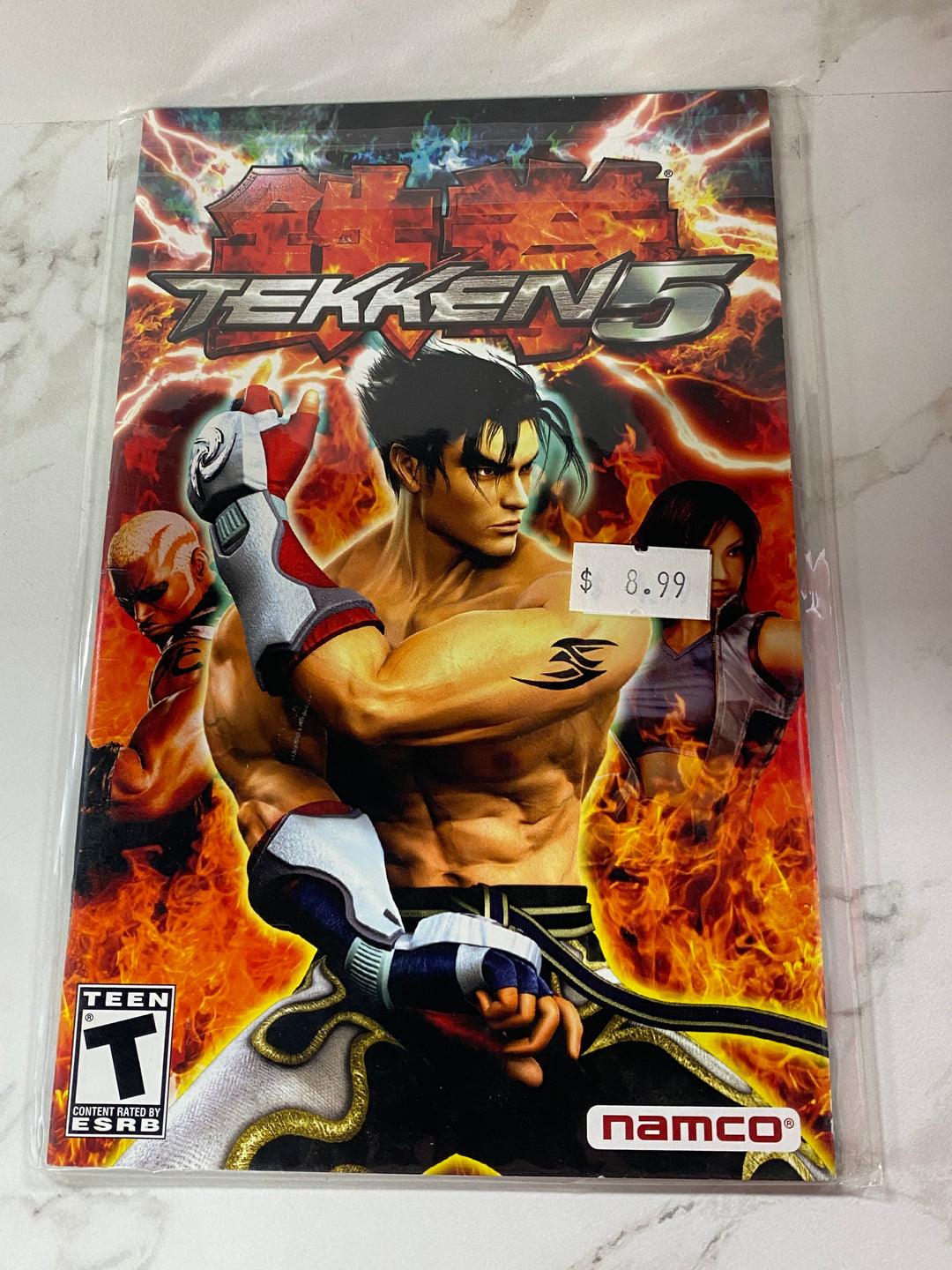 Tekken 5 - PS2 Manual ONLY MO61826