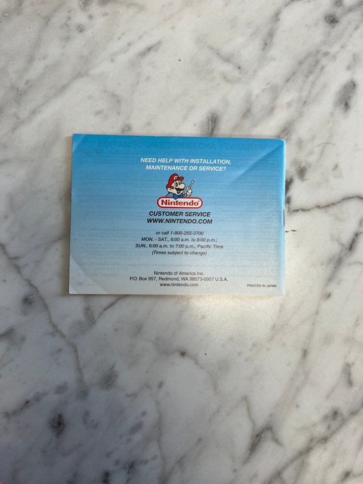 Yoshi's Island Super Mario Advance 3 Gameboy Advance GBA MANUAL ONLY MO92424