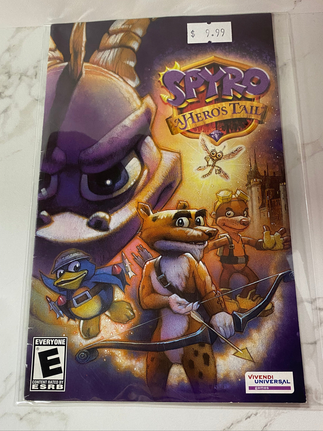 Spyro A Heros Tail - PS2 Manual ONLY MO61826