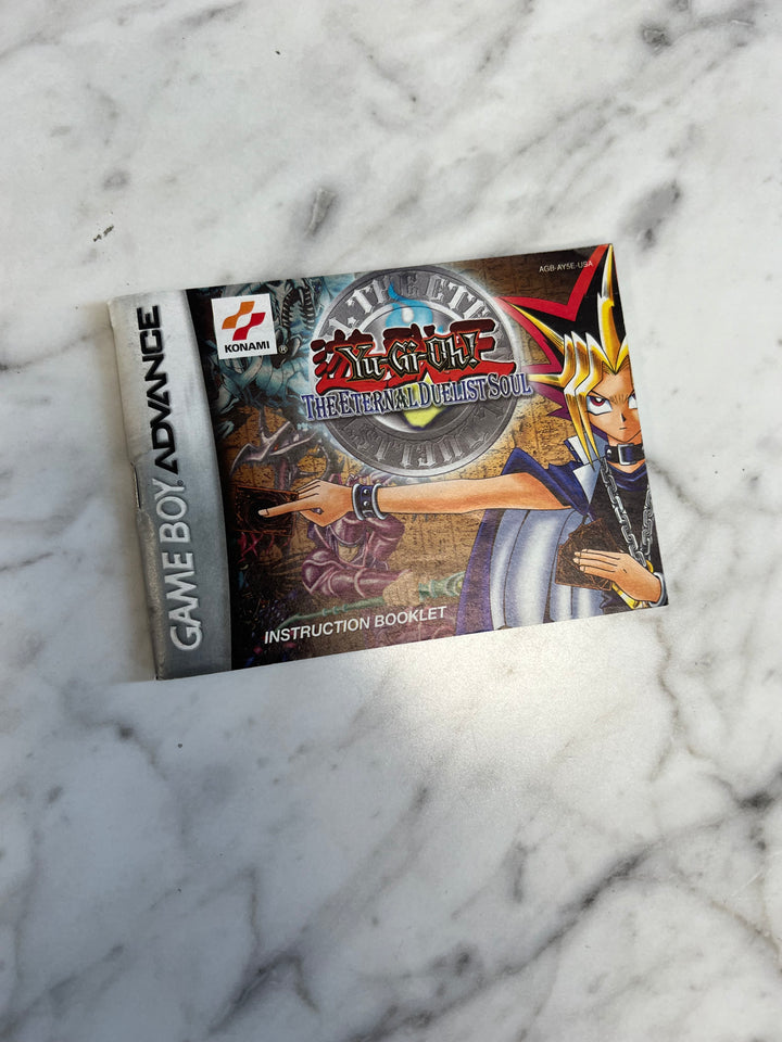 Yu-Gi-Oh! The Eternal Duelist Soul Gameboy Advance GBA MANUAL ONLY MO92424