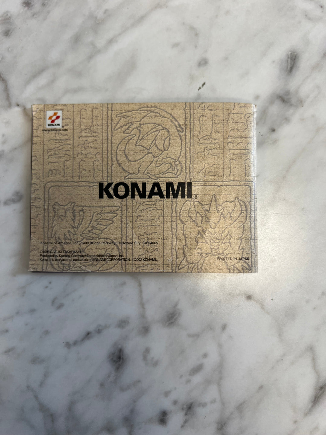 Yu-Gi-Oh! The Eternal Duelist Soul Gameboy Advance GBA MANUAL ONLY MO92424