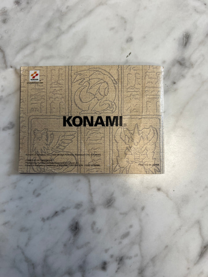Yu-Gi-Oh! The Eternal Duelist Soul Gameboy Advance GBA MANUAL ONLY MO92424