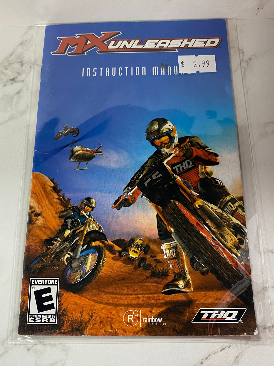 MX Unleashed - PS2 Manual ONLY MO61826