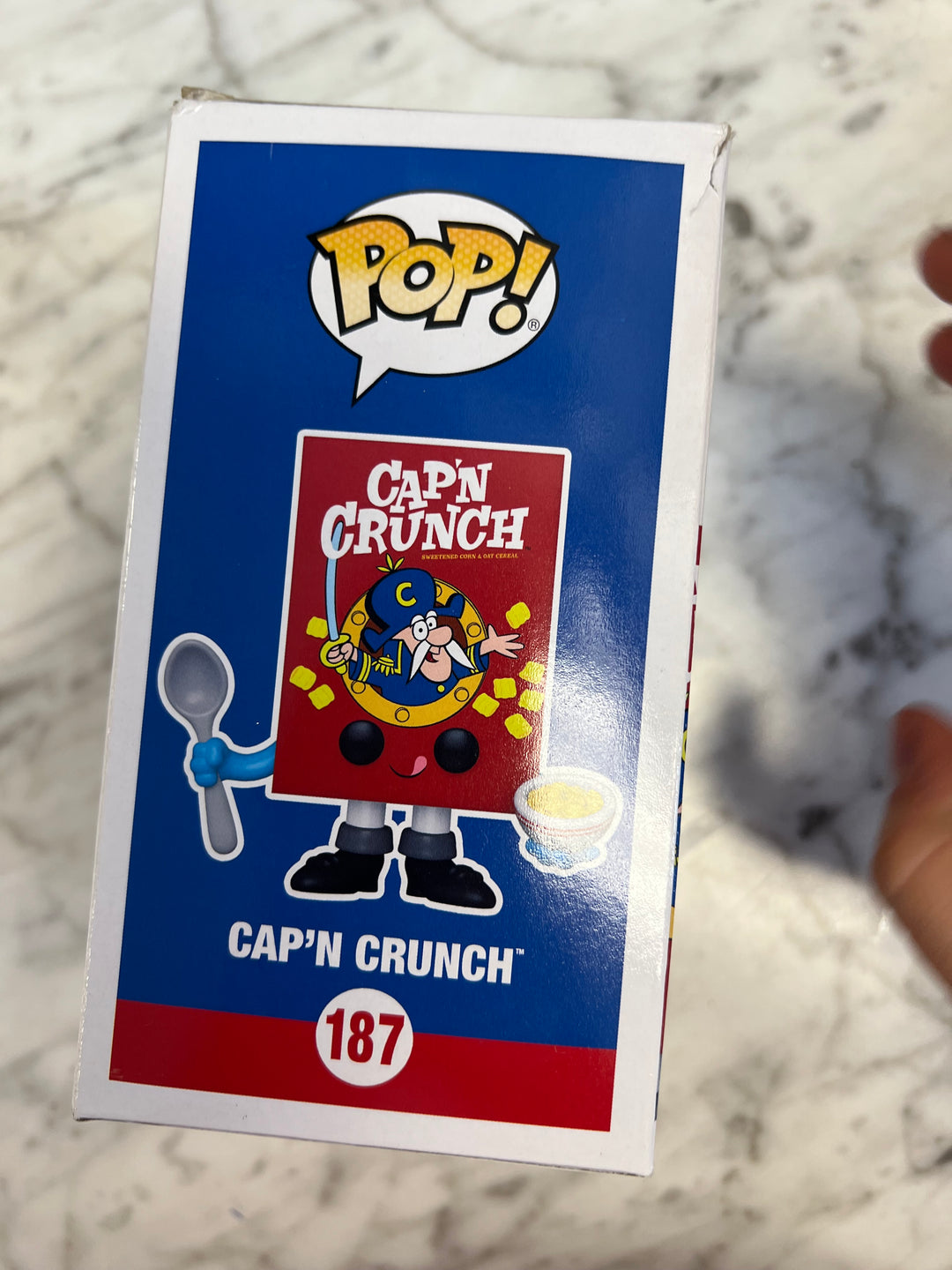 Funko Pop! Cap'n Crunch #187 Ad Icons Damaged box corners FP122224