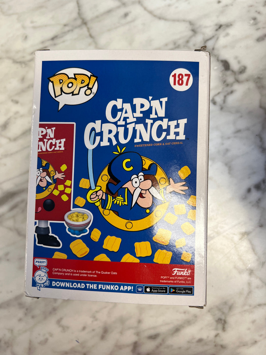 Funko Pop! Cap'n Crunch #187 Ad Icons Damaged box corners FP122224