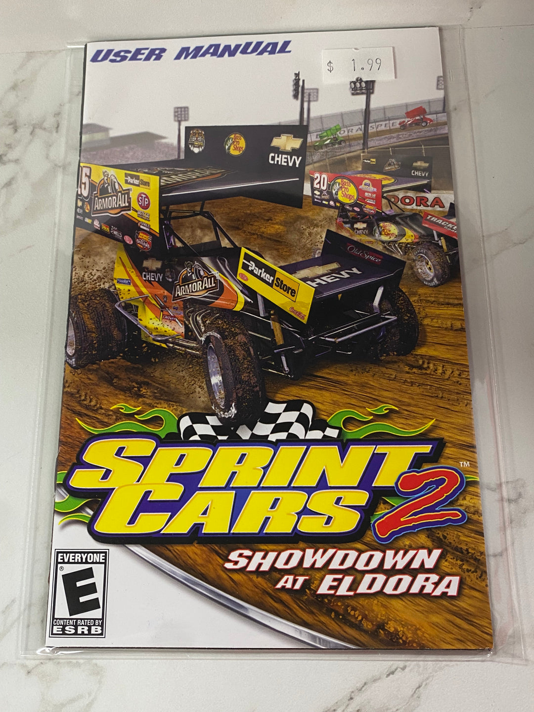 Sprint Cars 2 Showdown at Eldora - PS2 Manual ONLY MO61826