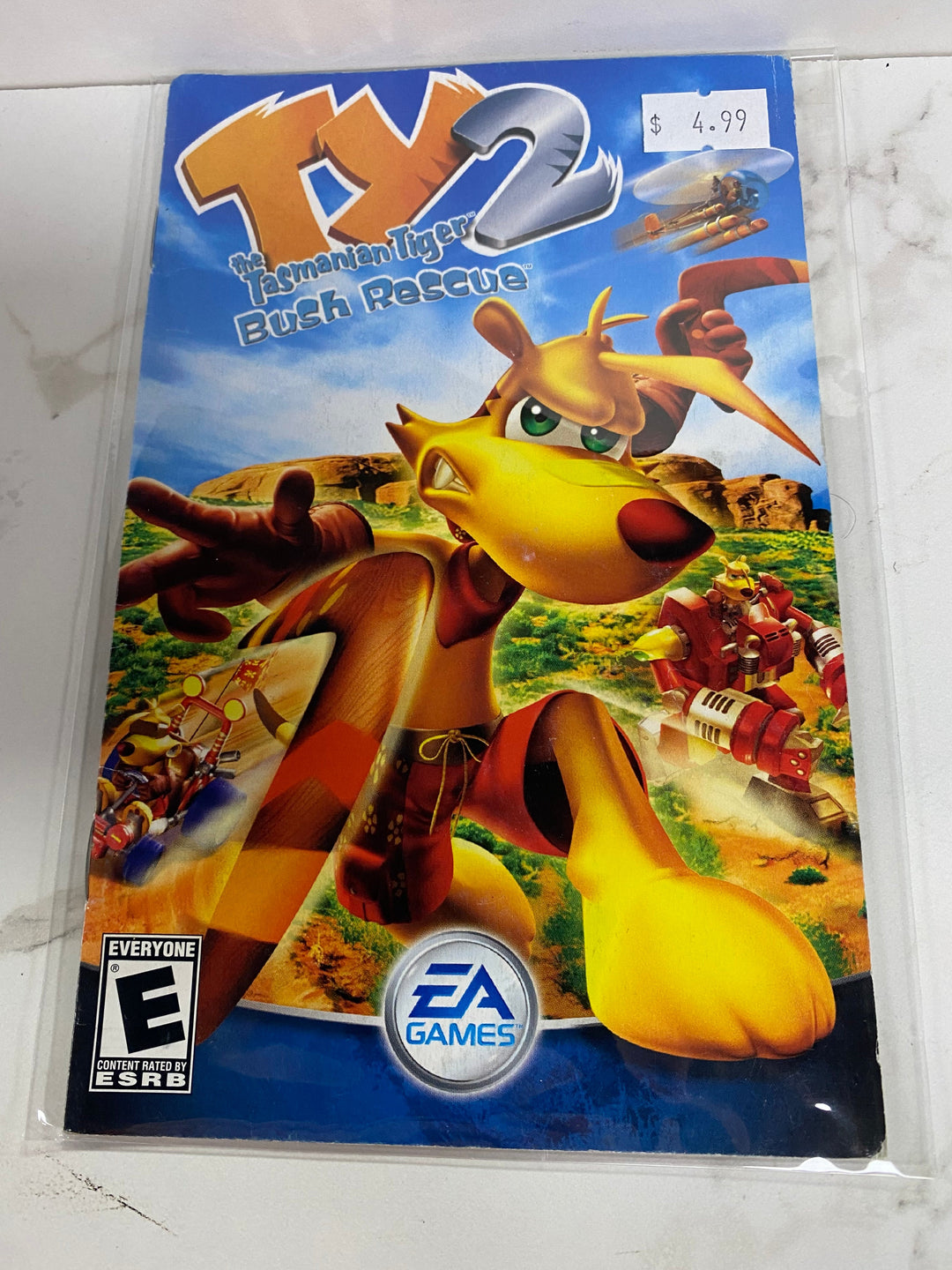 Ty the Tasmanian Tiger 2 Bush Rescue - PS2 Manual ONLY MO61826