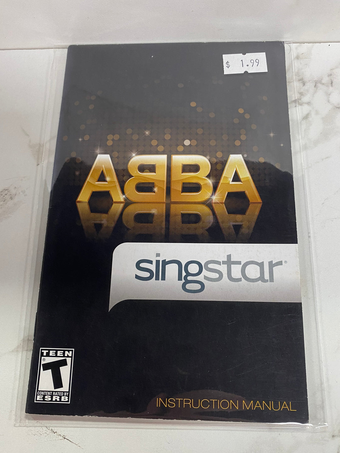 SingStar ABBA - PS2 Manual ONLY MO61826