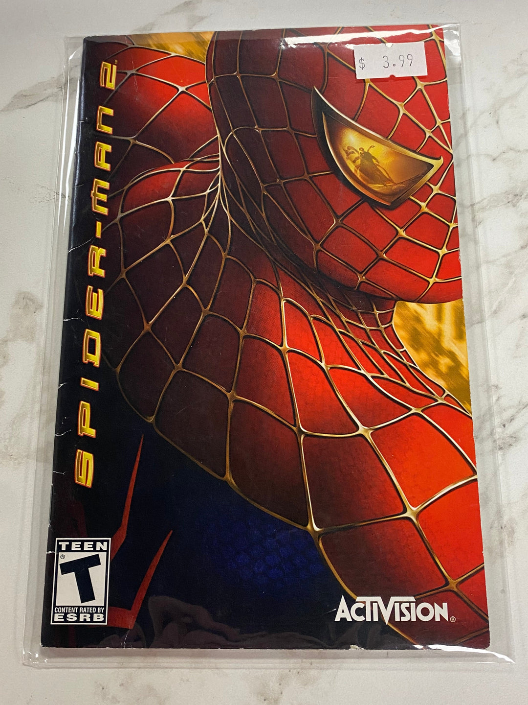 Spiderman 2 - PS2 Manual ONLY MO61826