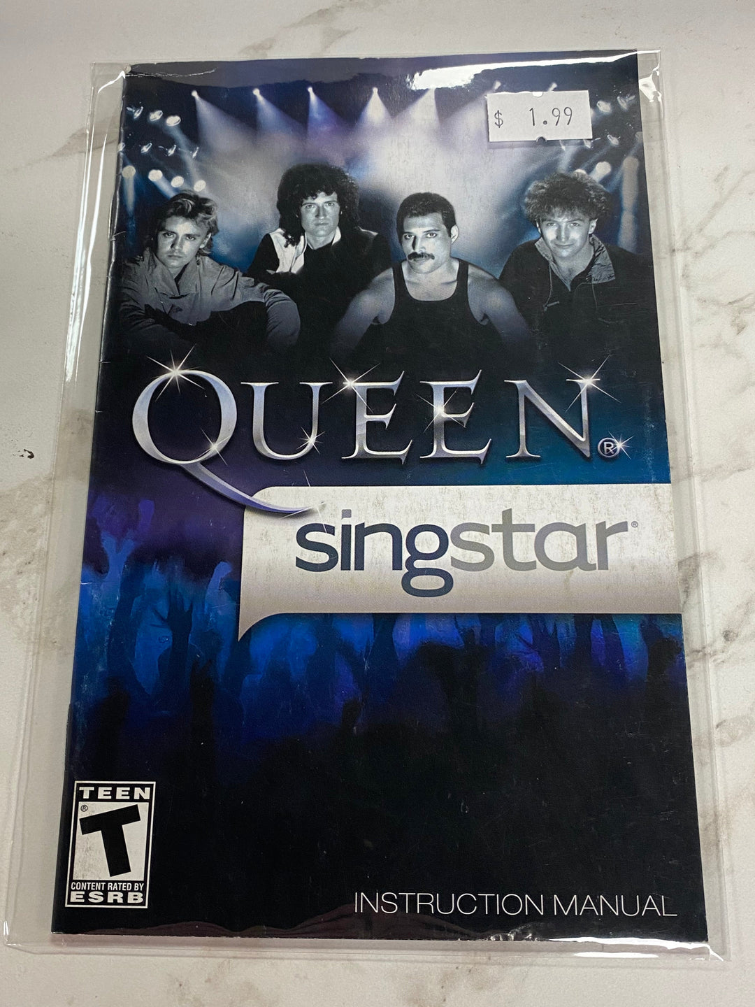 Singstar: Queen - PS2 Manual ONLY MO61826