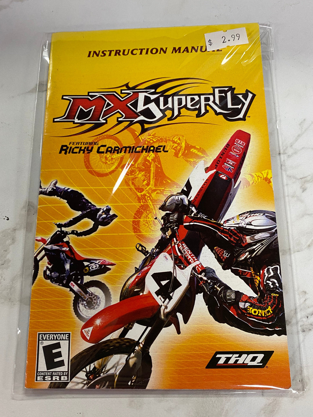 MX Superfly  - PS2 Manual ONLY MO61826