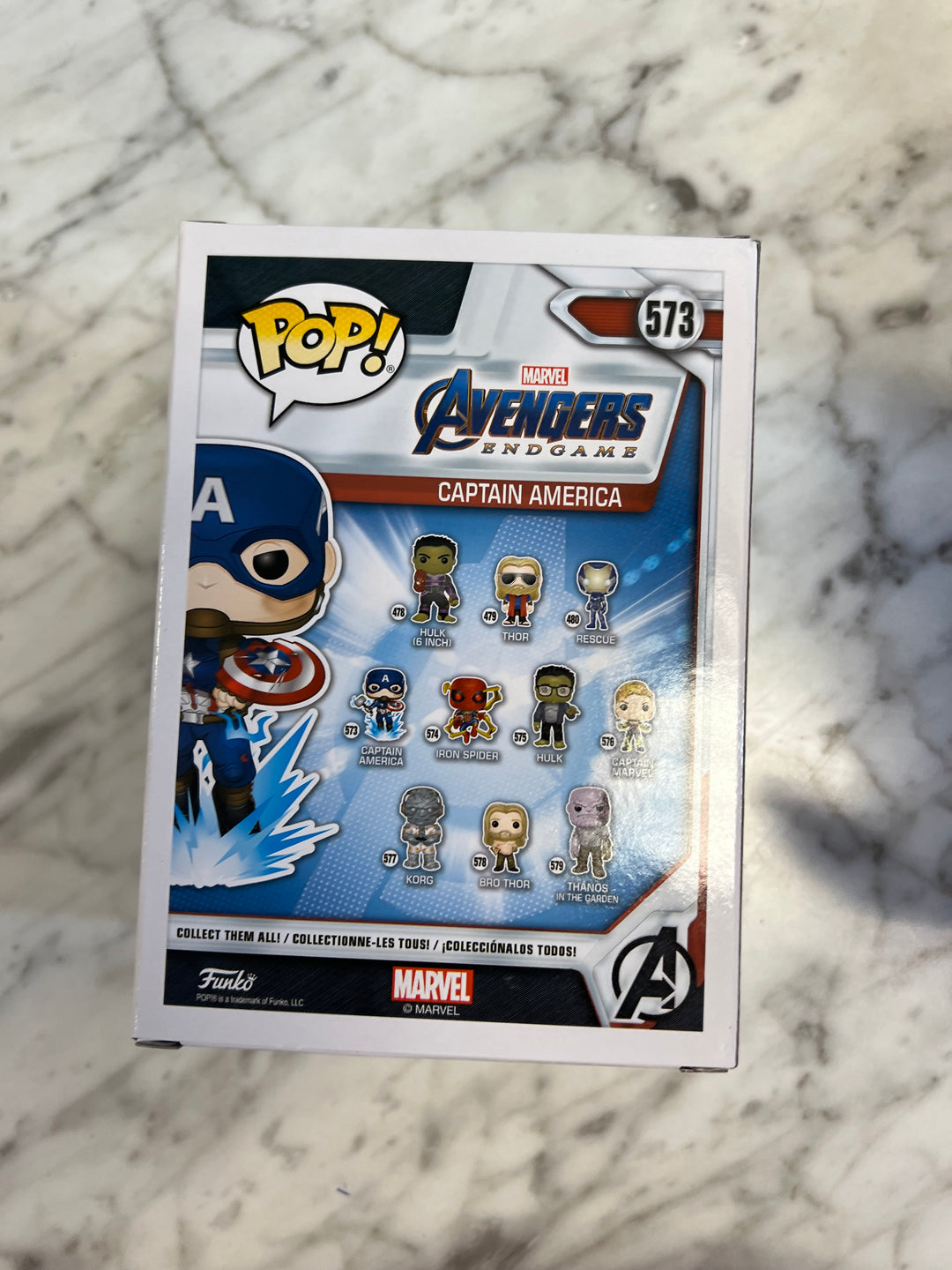 Funko Pop! Captain America #573 Avengers Endgame FP122224