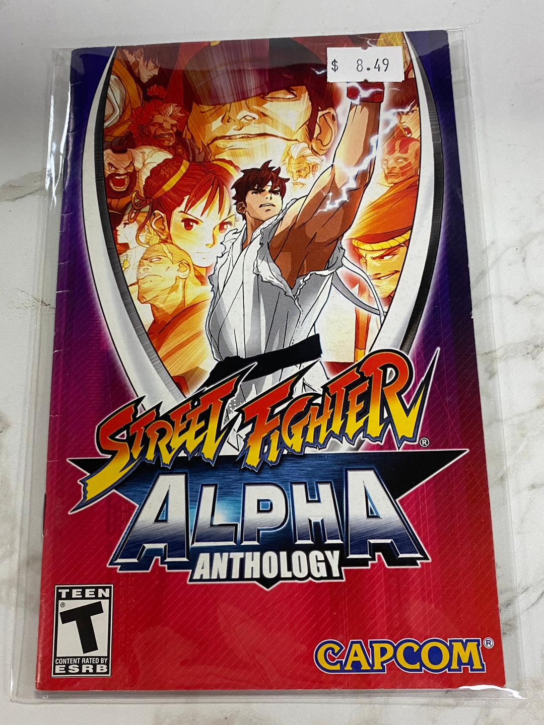Street Fighter Alpha Anthology  - PS2 Manual ONLY MO61826