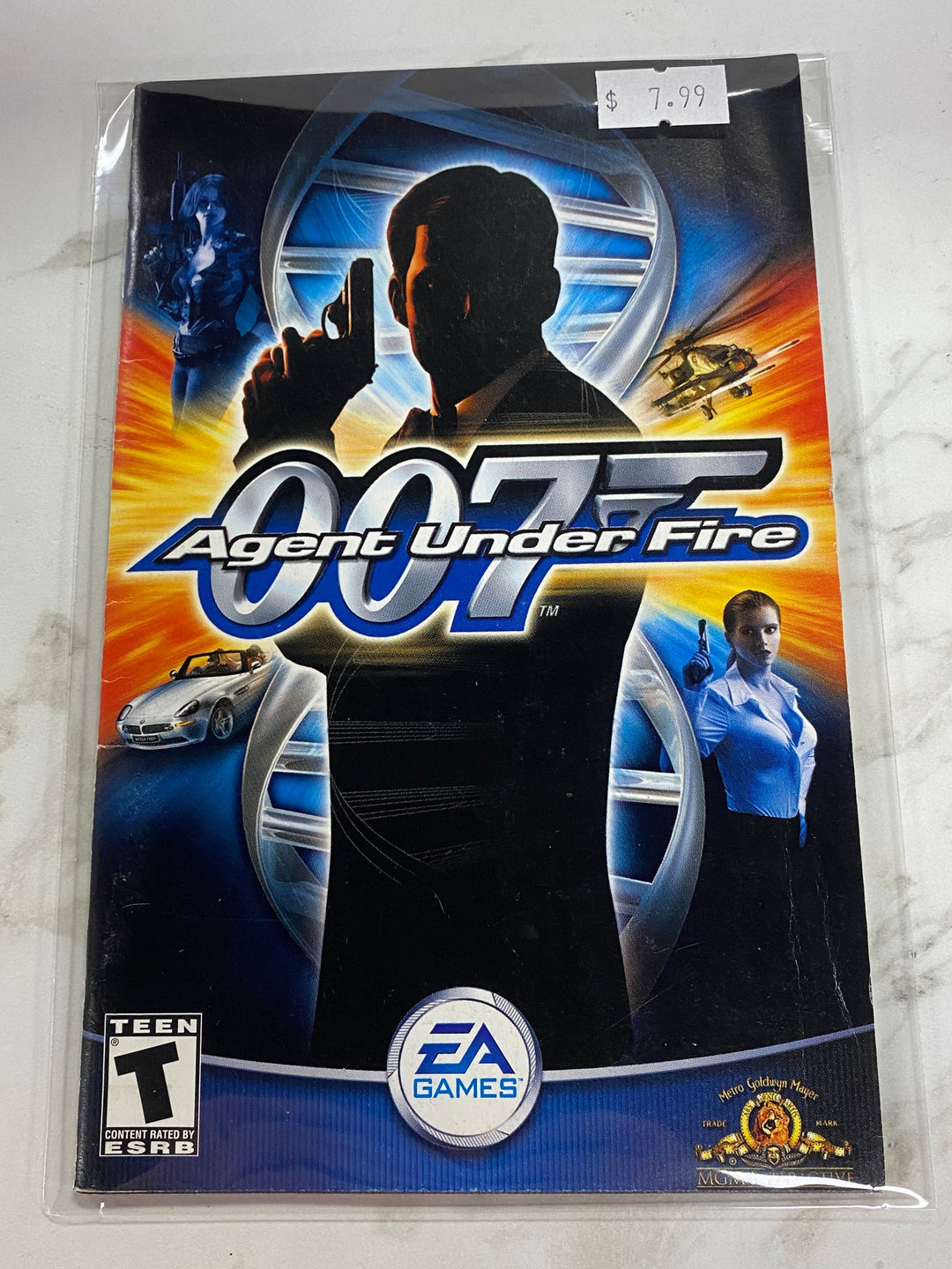 007 Agent Under Fire - PS2 Manual ONLY MO61826