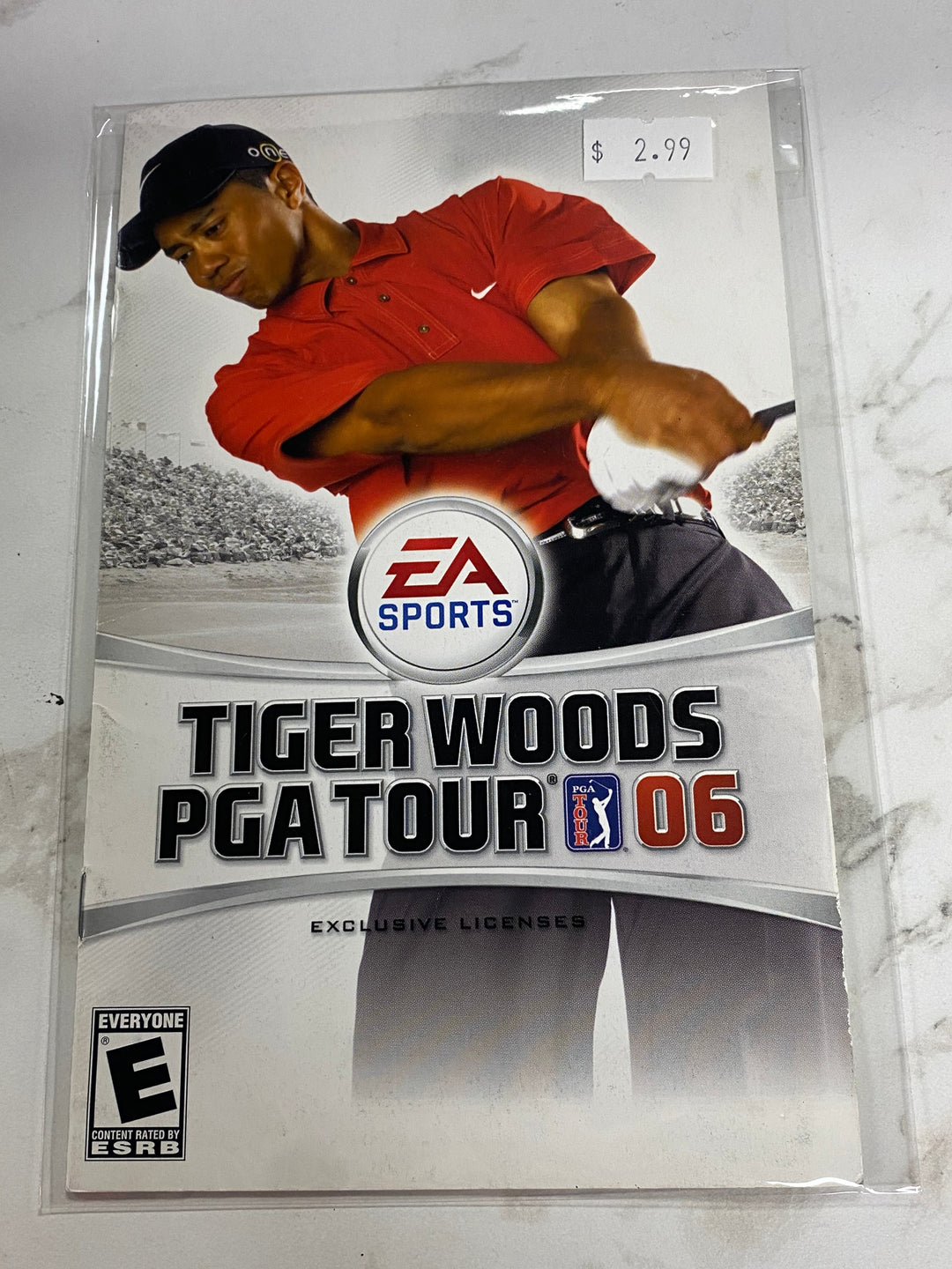 Tiger Woods 2006 - PS2 Manual ONLY MO61826