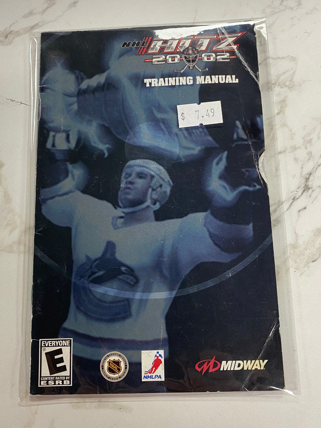 NHL Hitz 2002 - PS2 Manual ONLY MO61826