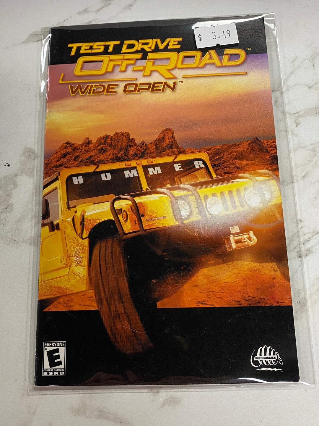 Test Drive Off Road Wide Open - PS2 Manual ONLY MO61826
