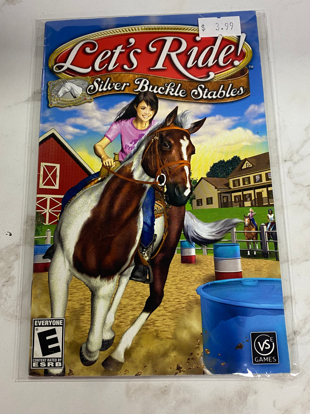 Let's Ride Silver Buckle Stables - PS2 Manual ONLY MO61826