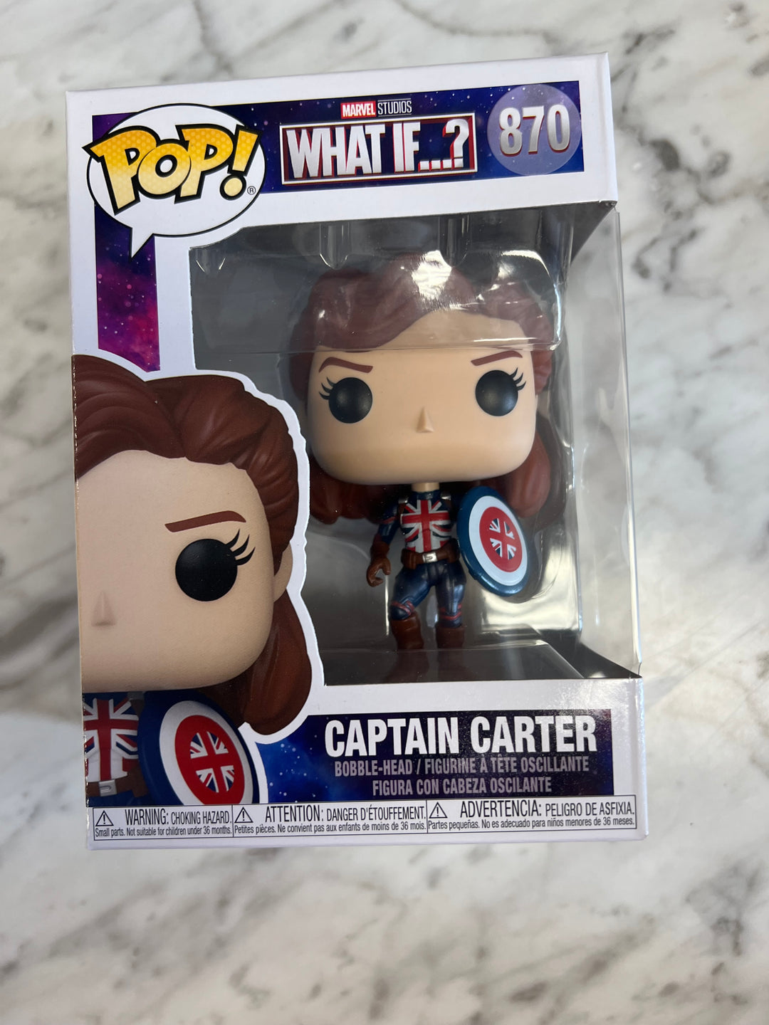 Funko Pop! Captain Carter #870 Marvel What If FP122224